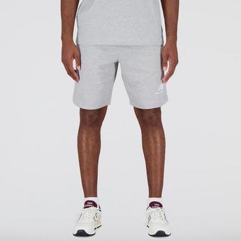 New Balance Essentials Stacked Logo Mens French Terry Shorts