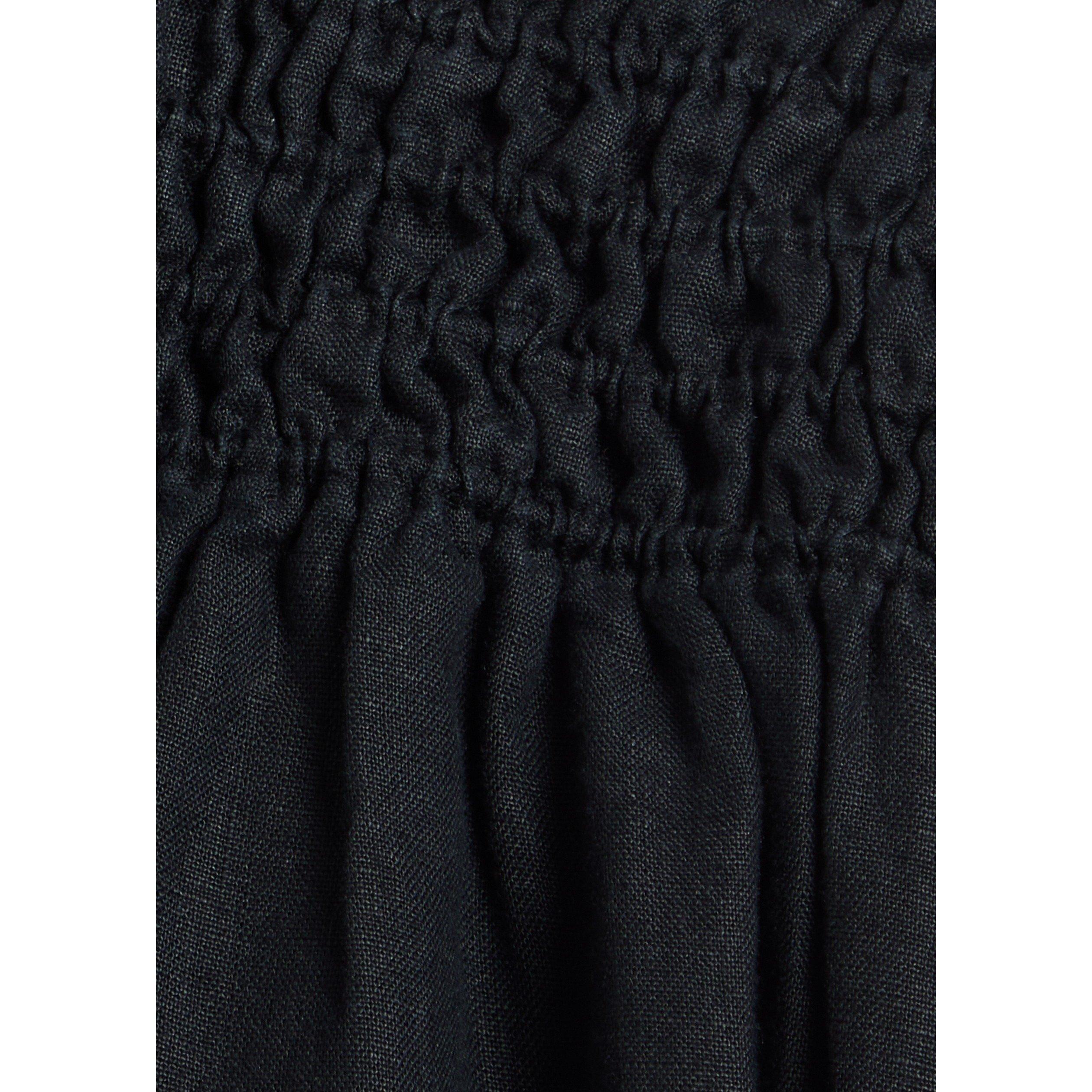 BLACK - Rails - Women's Alessa Linen Midi Skirt - 4