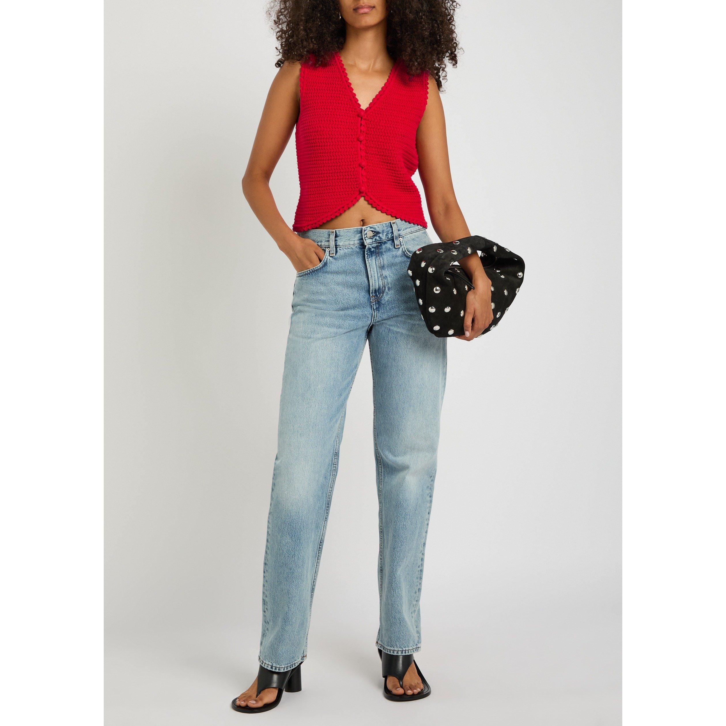 RED - Rails - Women's Calypso Cotton Slim-Fit Vest - 5