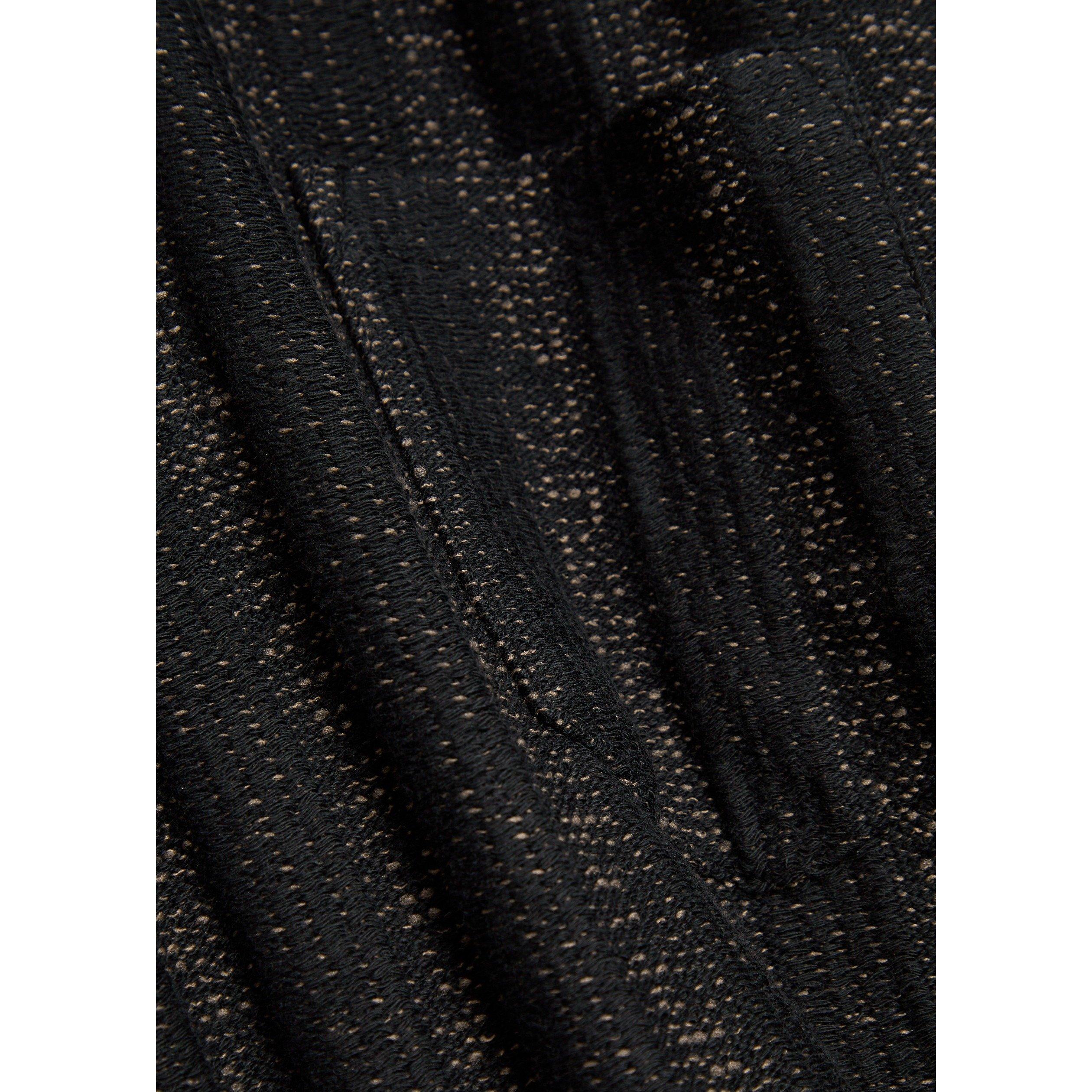 BLACK - Oliver Spencer - OS ZIP KNIT POLO BROWN BLK - 4