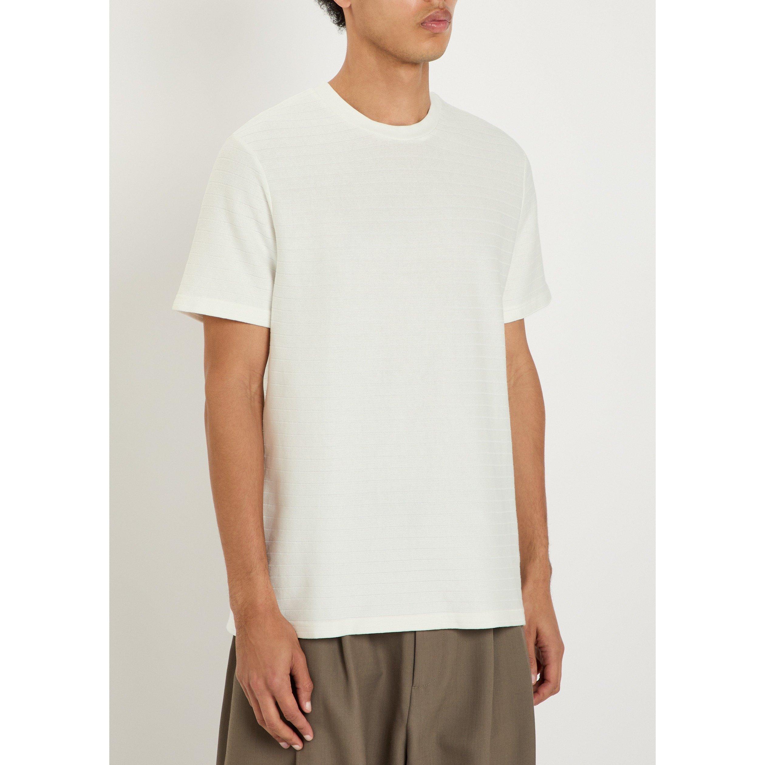 ECRU - Oliver Spencer - Men's Cotton Crew-Neck Knitted T-Shirt - 2