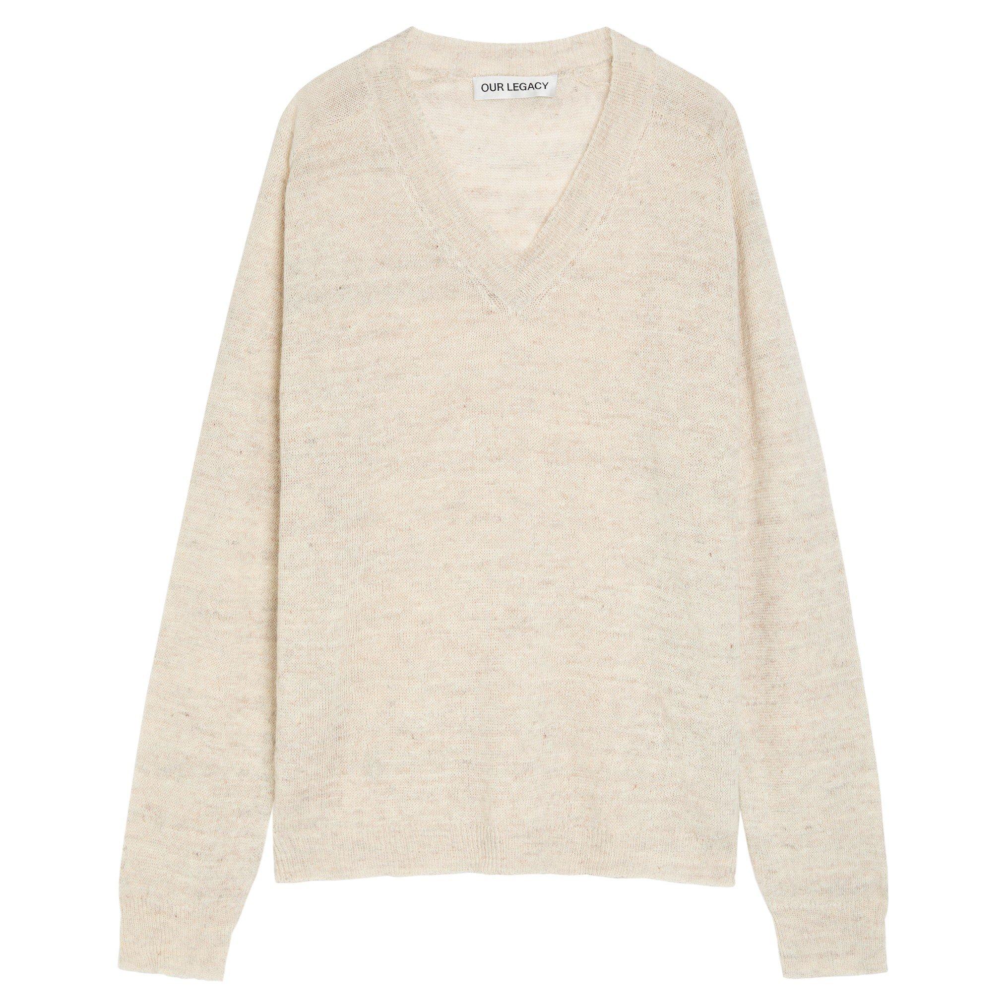 IVORY - Our Legacy - OL RUE V-NECK - 1