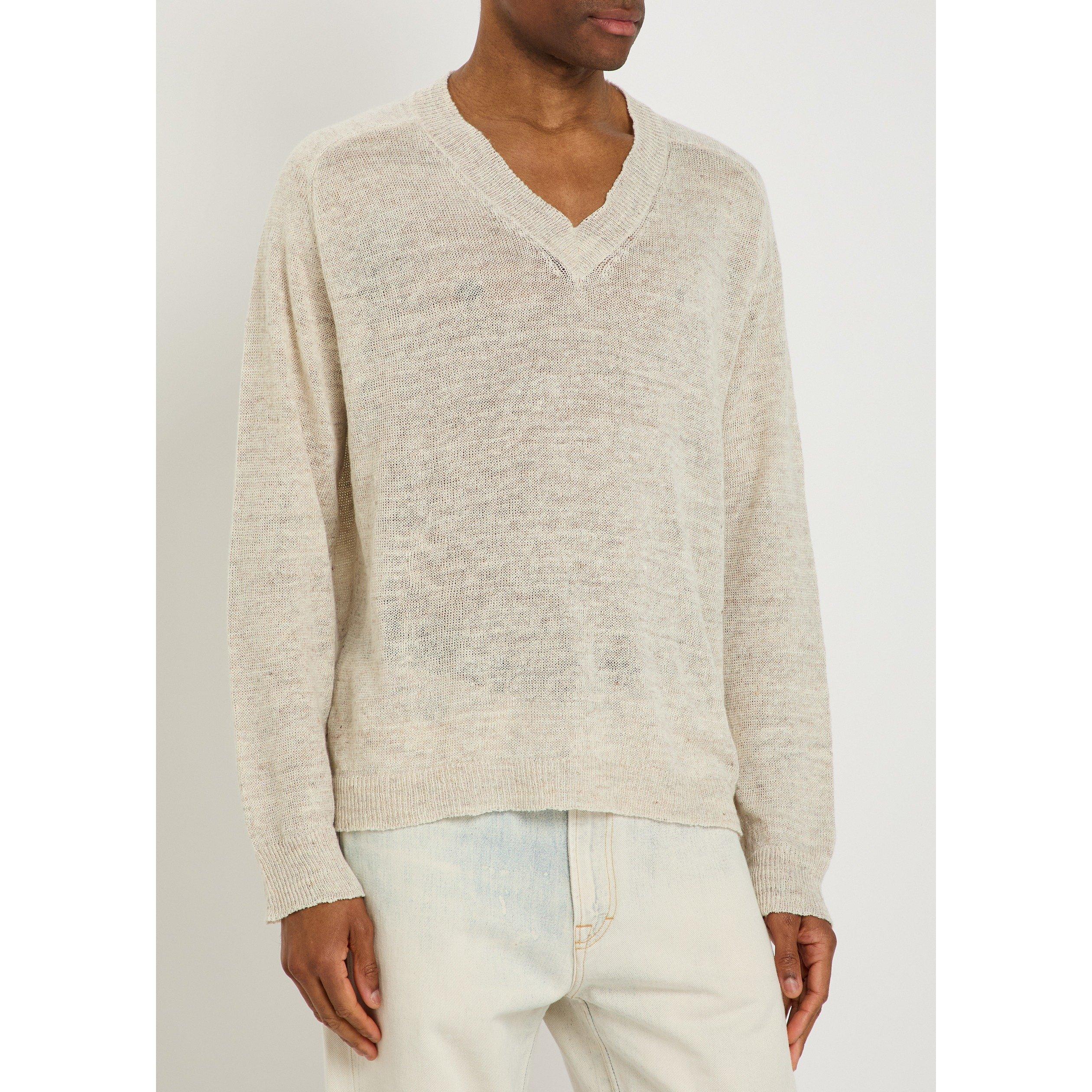 IVORY - Our Legacy - OL RUE V-NECK - 2