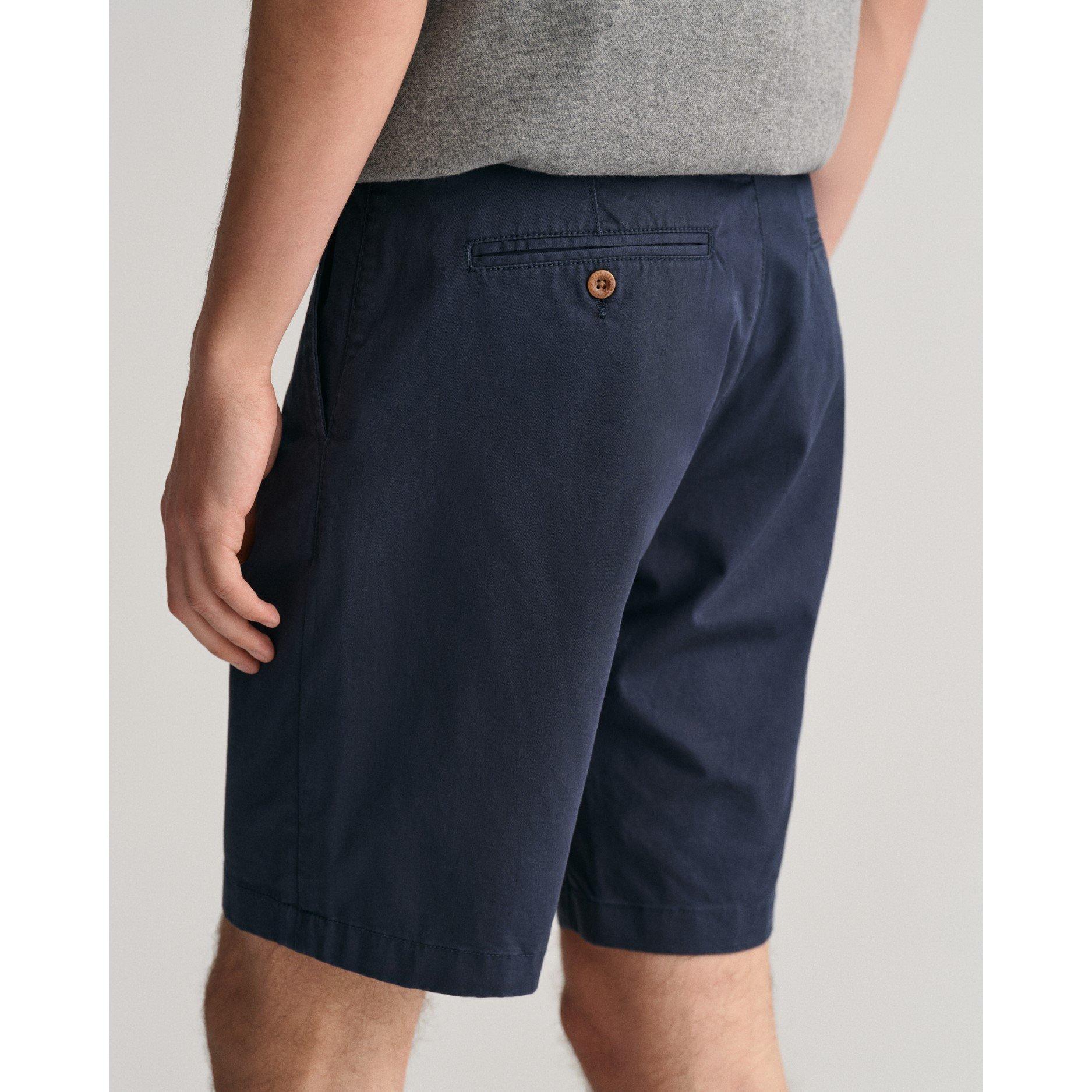 Mornarica - Gant - Slim Fit Twill Shorts - 4