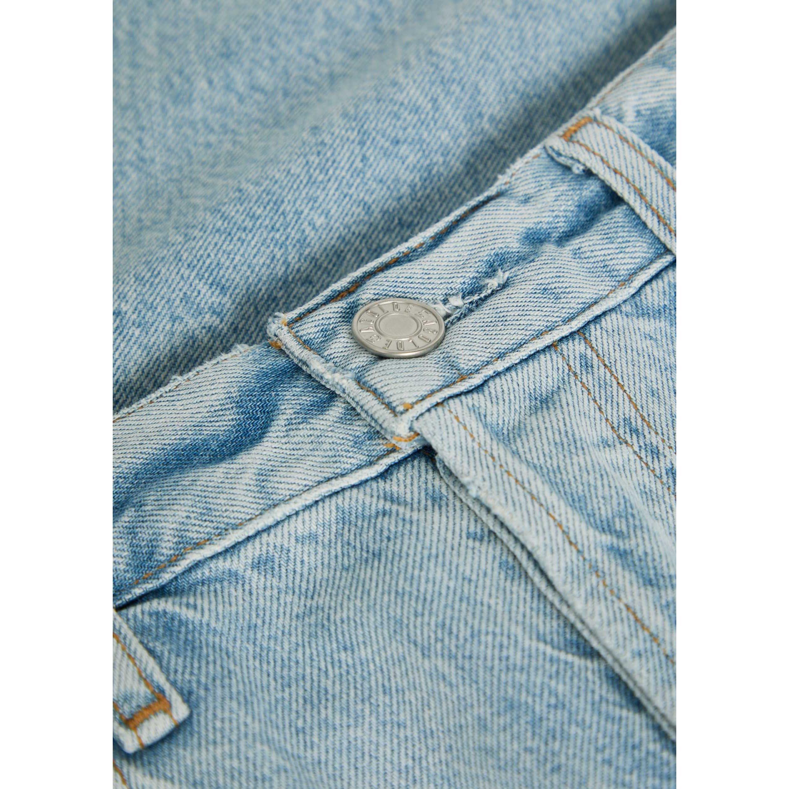 LIGHT BLUE - Agolde - Women's Ren Memory High-Rise Wide-Leg Jeans - 4