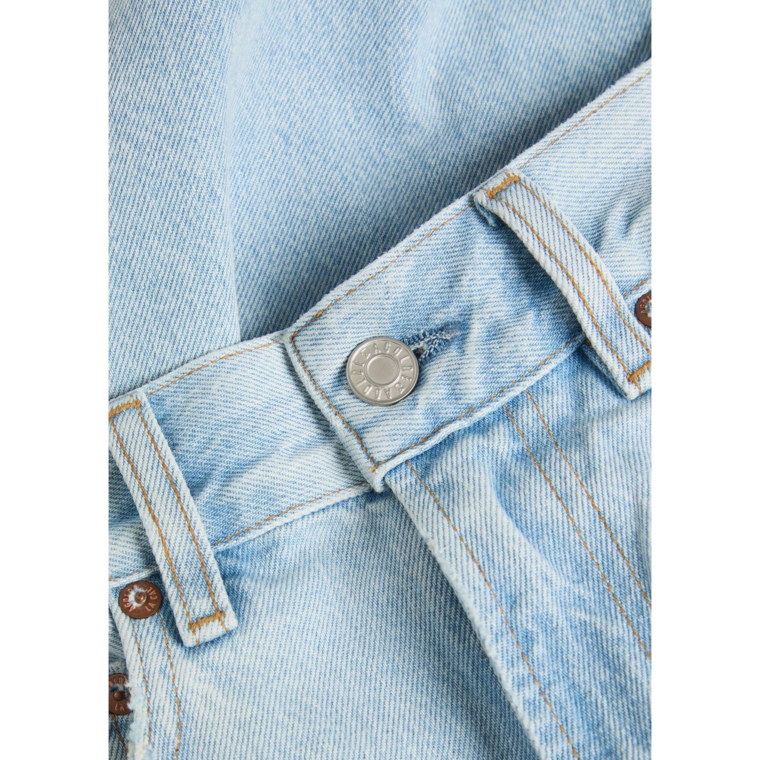 LIGHT BLUE - Agolde - Women's 80s Comeback High-Rise Cotton Tapered Jeans - 4