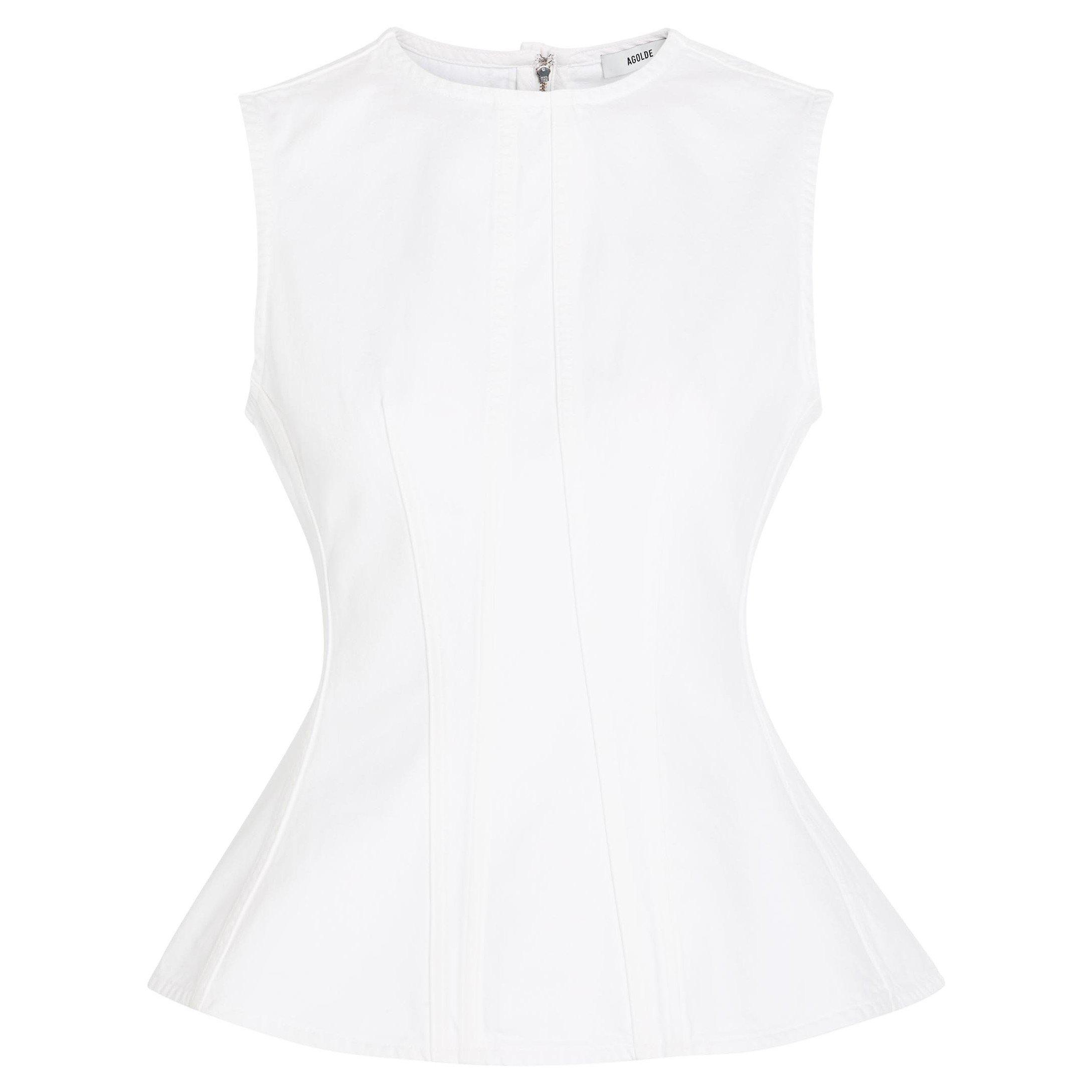 WHITE - Agolde - CORBIN DENIM SHELL IN MAR
