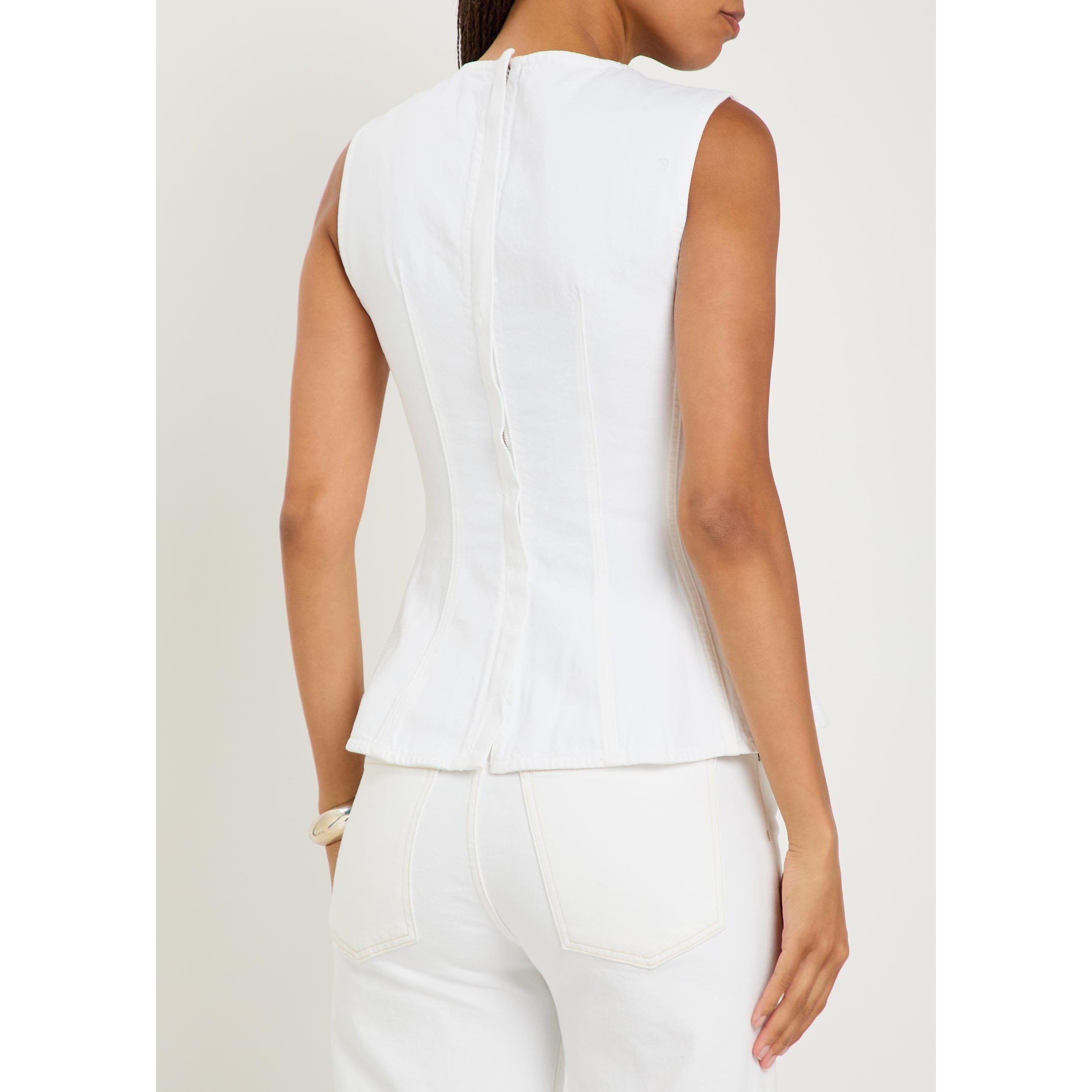 WHITE - Agolde - CORBIN DENIM SHELL IN MARSHMAL - 3