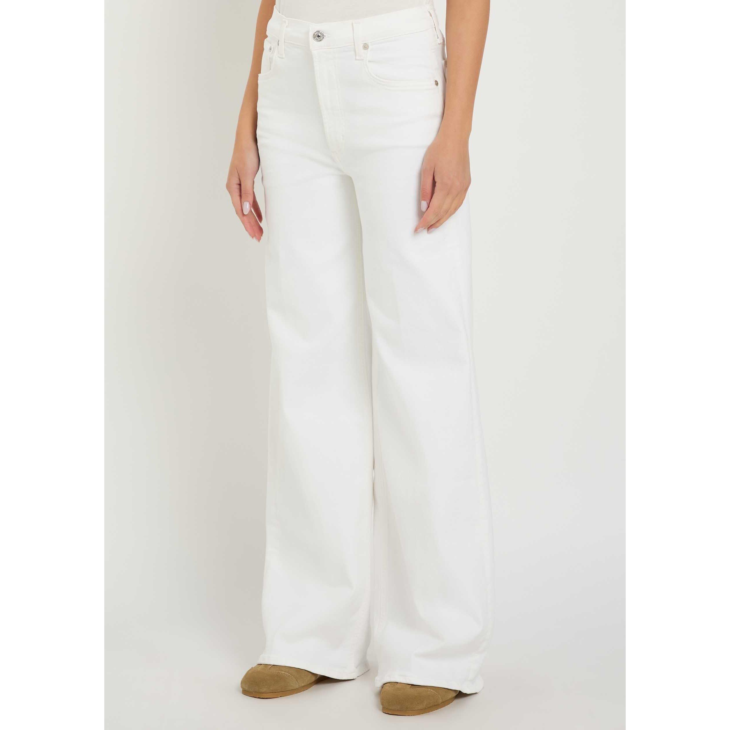 WHITE - Citizens Of Humanity - LYRA LONG WIDE LEG IN SOFT WHI - 2