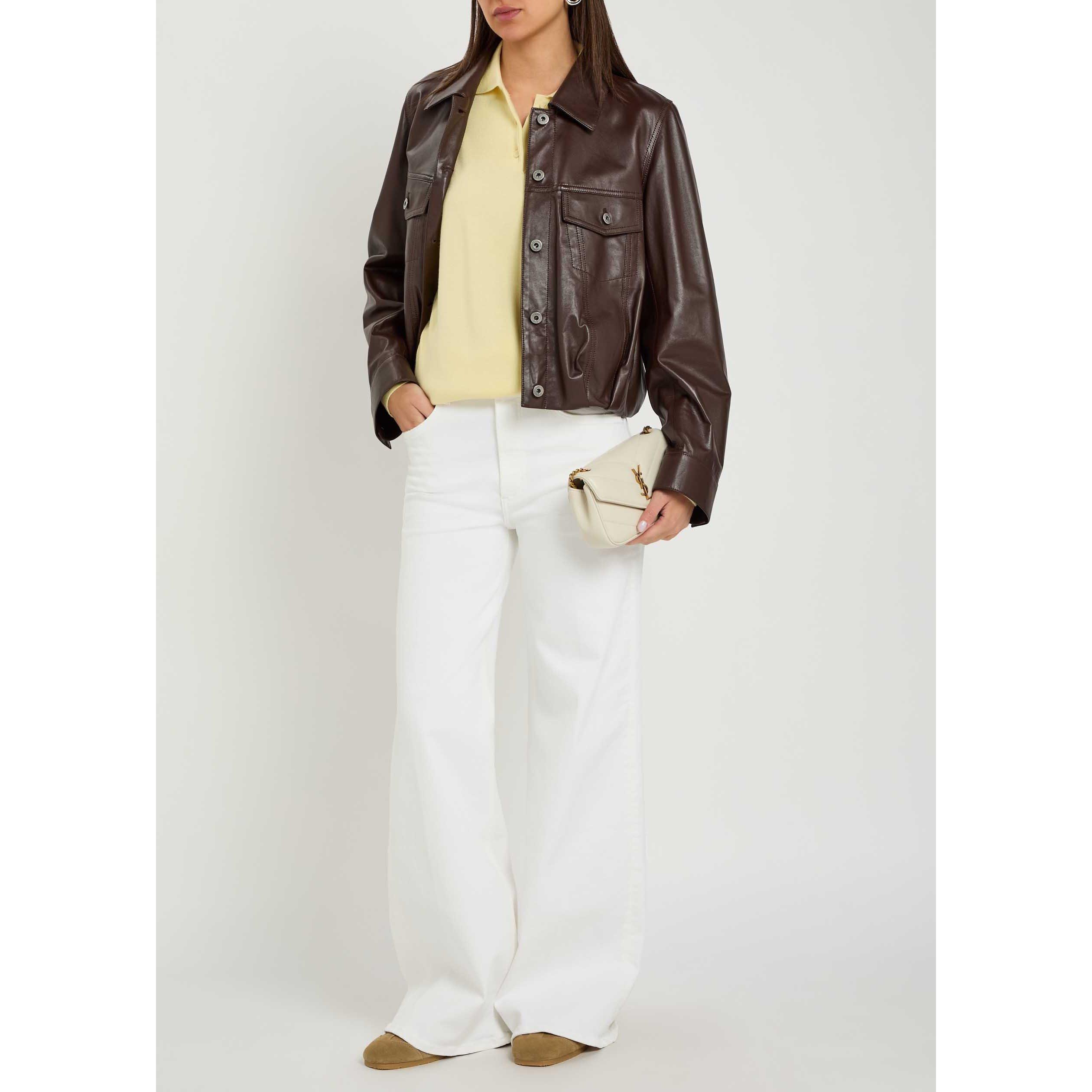 WHITE - Citizens Of Humanity - LYRA LONG WIDE LEG IN SOFT WHI - 5