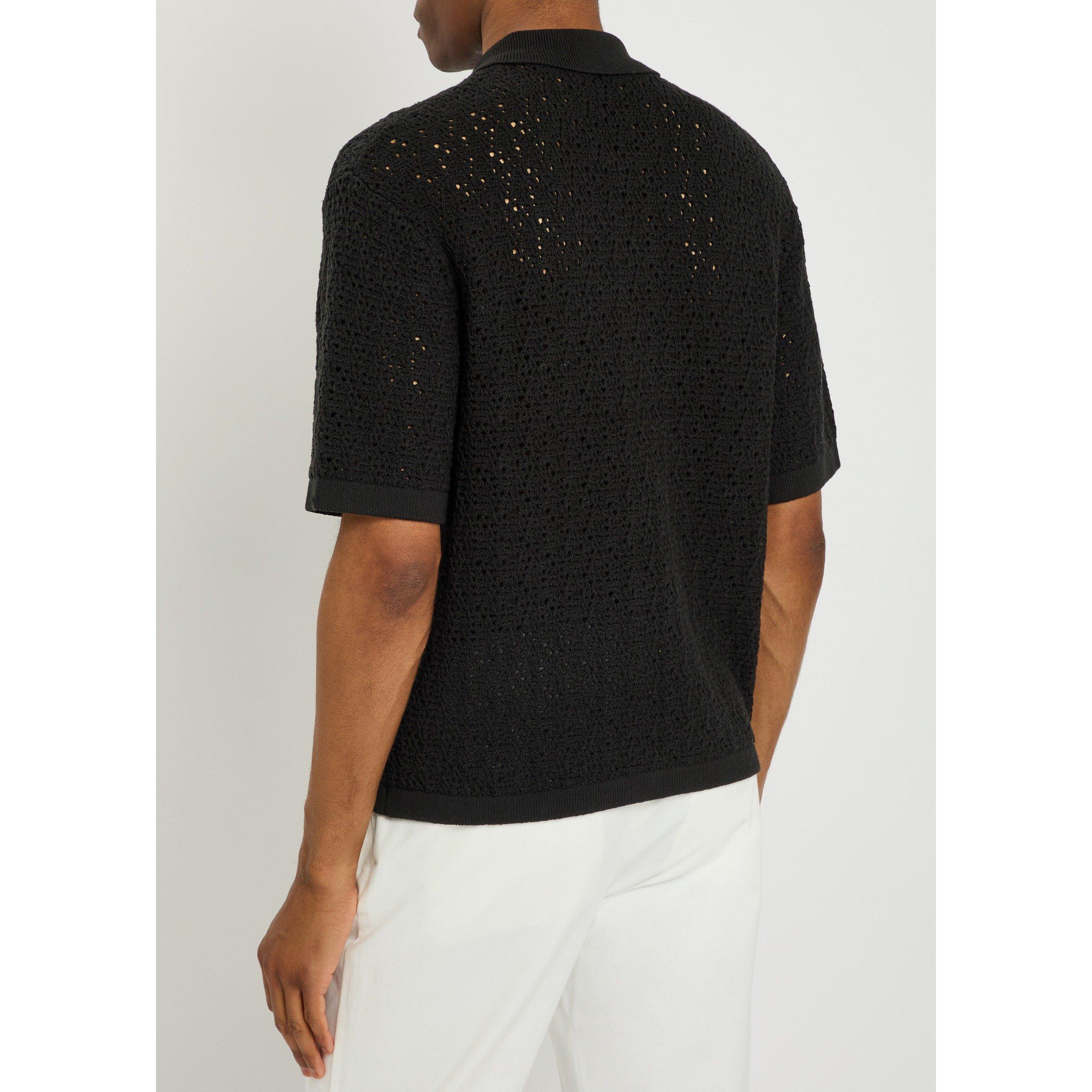 BLACK - Frame - FRAME KNIT SHIRT CARDIGAN SS - 3
