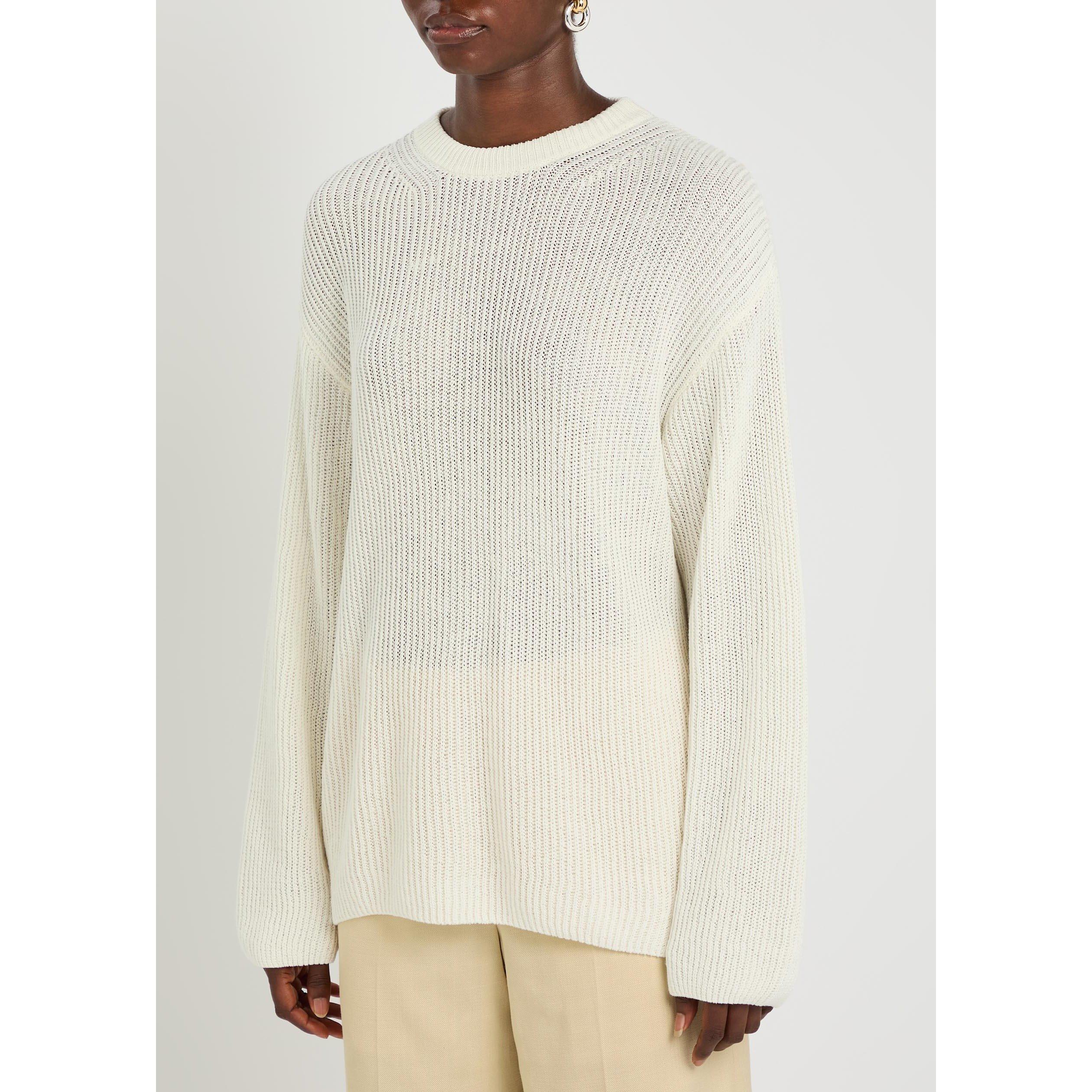 OFF WHITE - Another Tomorrow - DRAPED CREW KNIT - 2