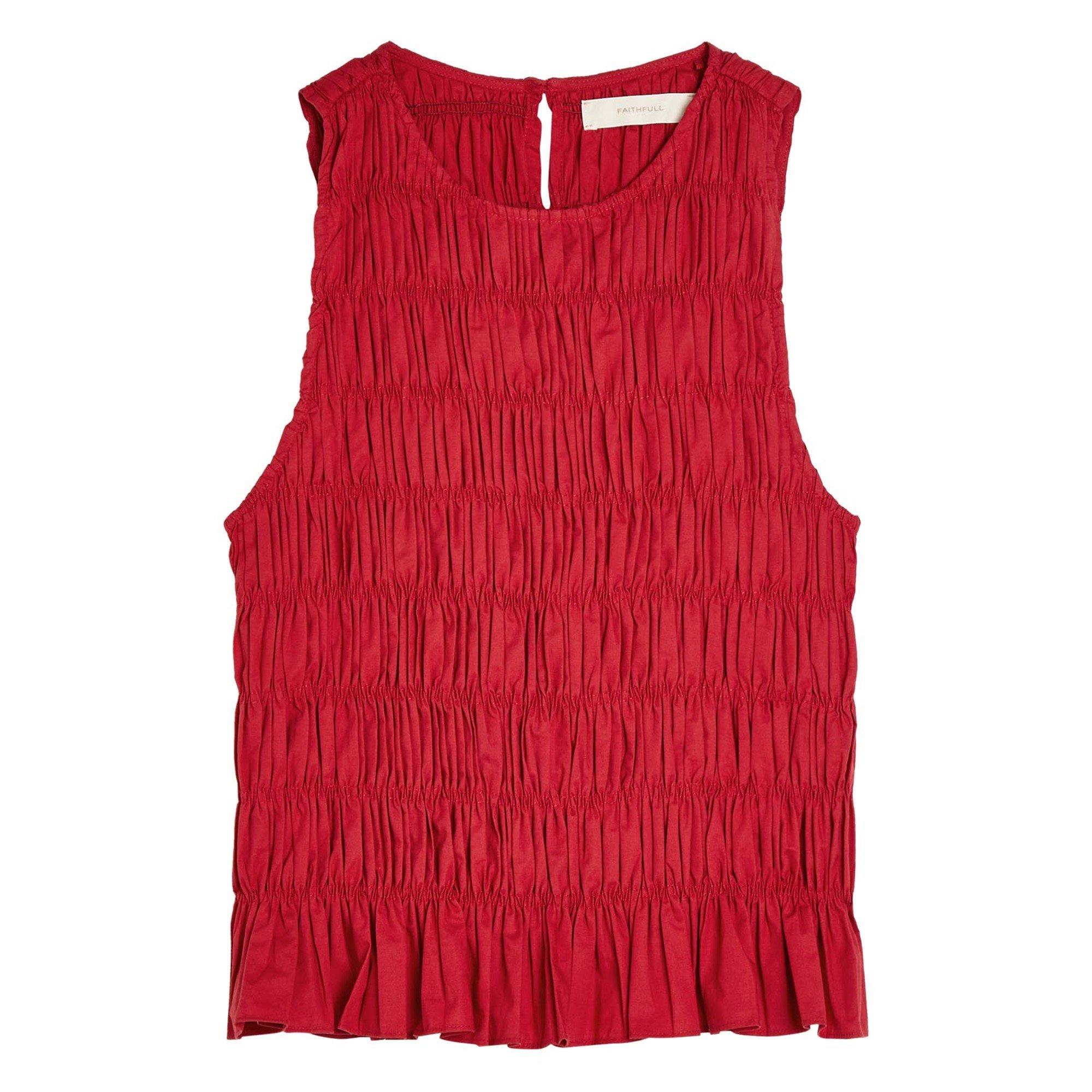 RED - Faithfull The Brand - CALES TOP