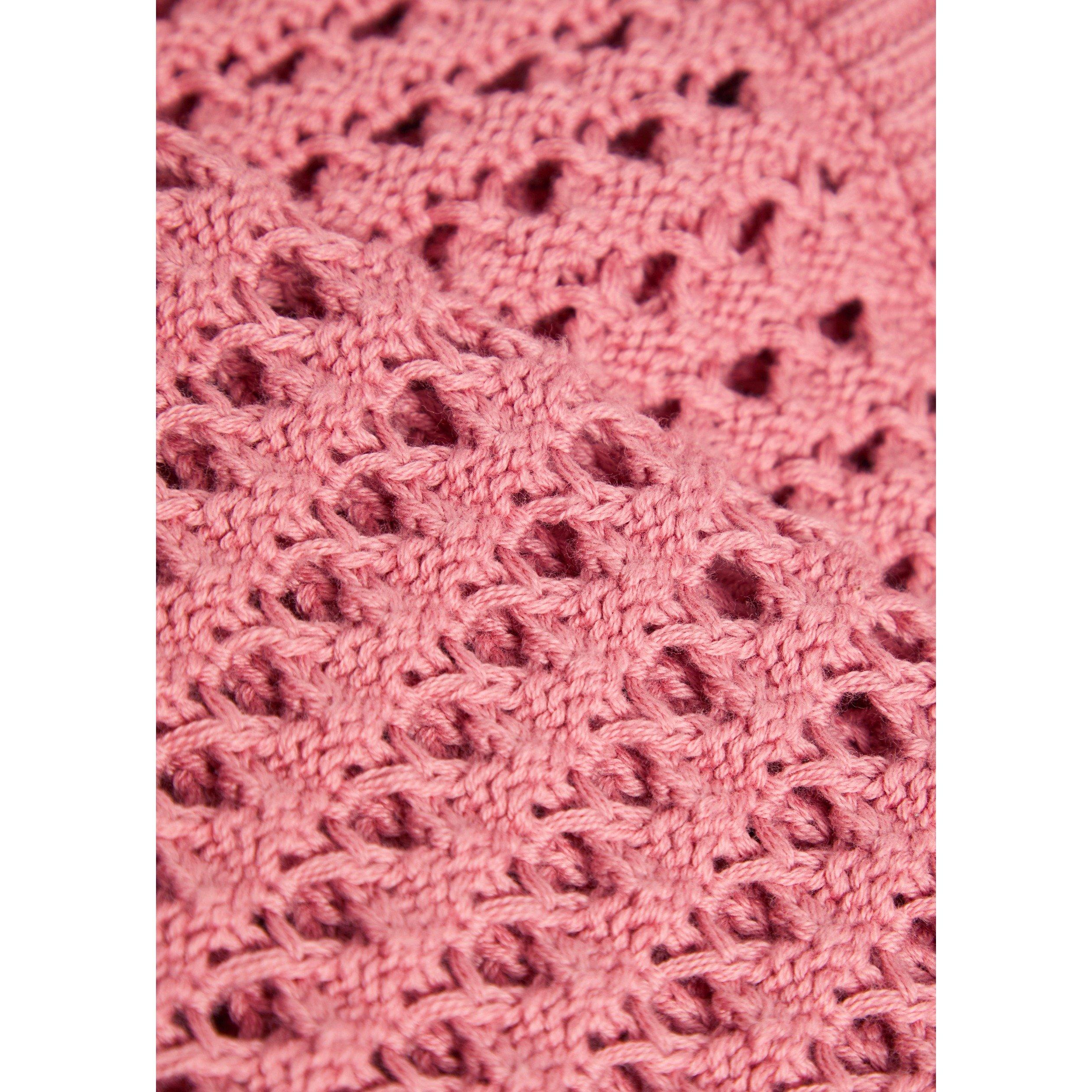 LIGHT PINK - Varley - Women's Eloise Cotton Long-Sleeve Full-Zip Knitted Top - 4
