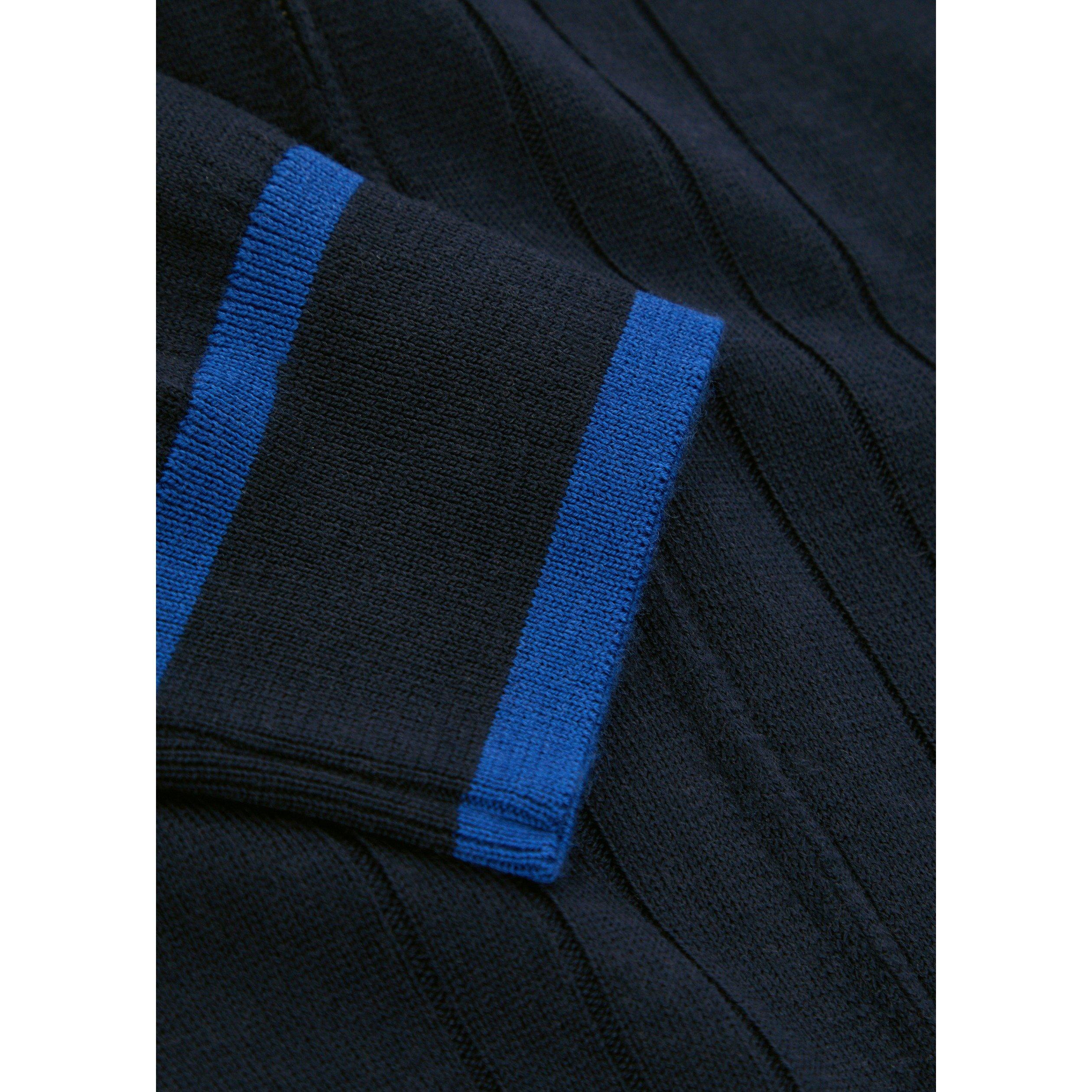 NAVY - John Smedley - Men's Albie Merino Wool Long-Sleeve Cardigan - 4