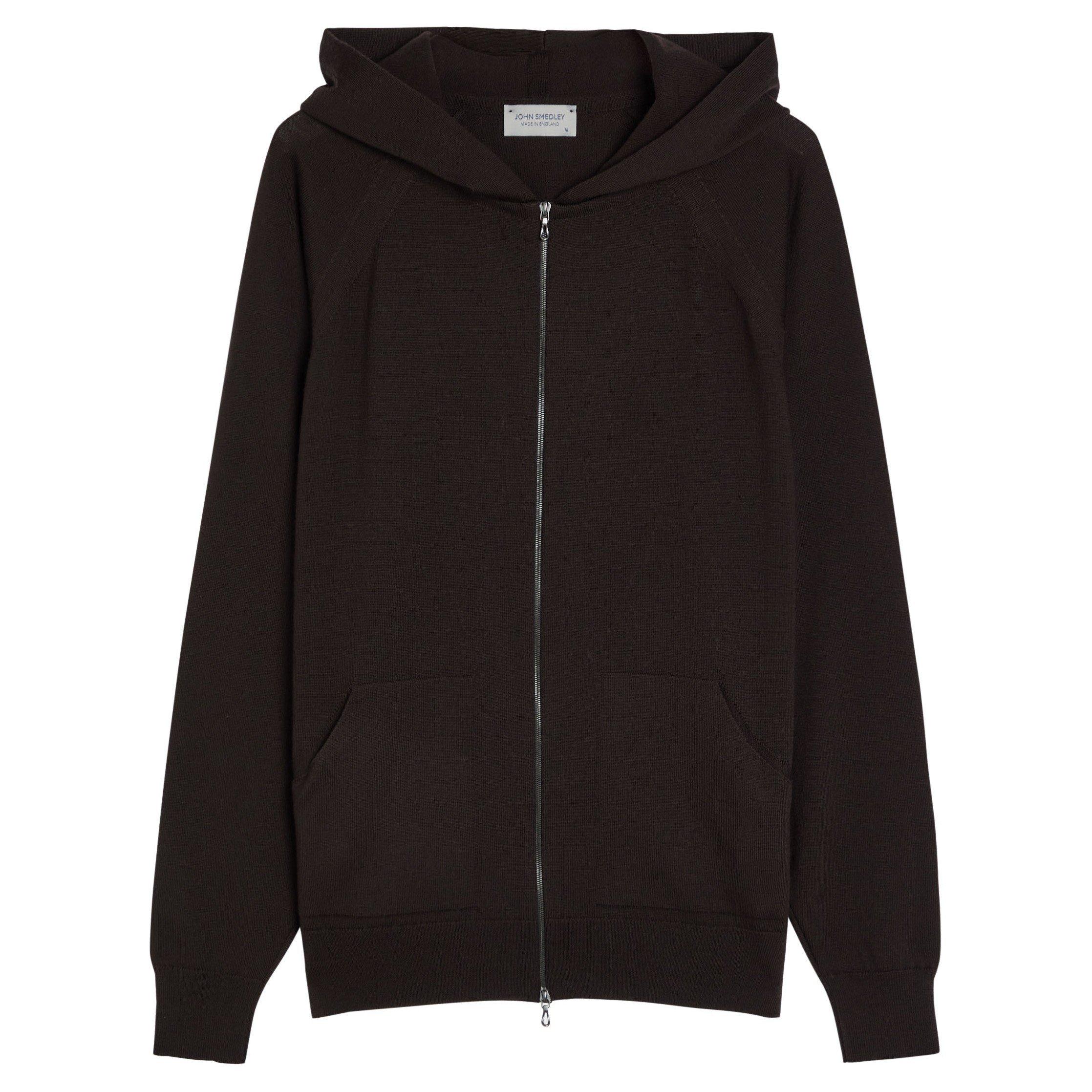 BROWN - John Smedley - SMEDLEY CARTY HOODY