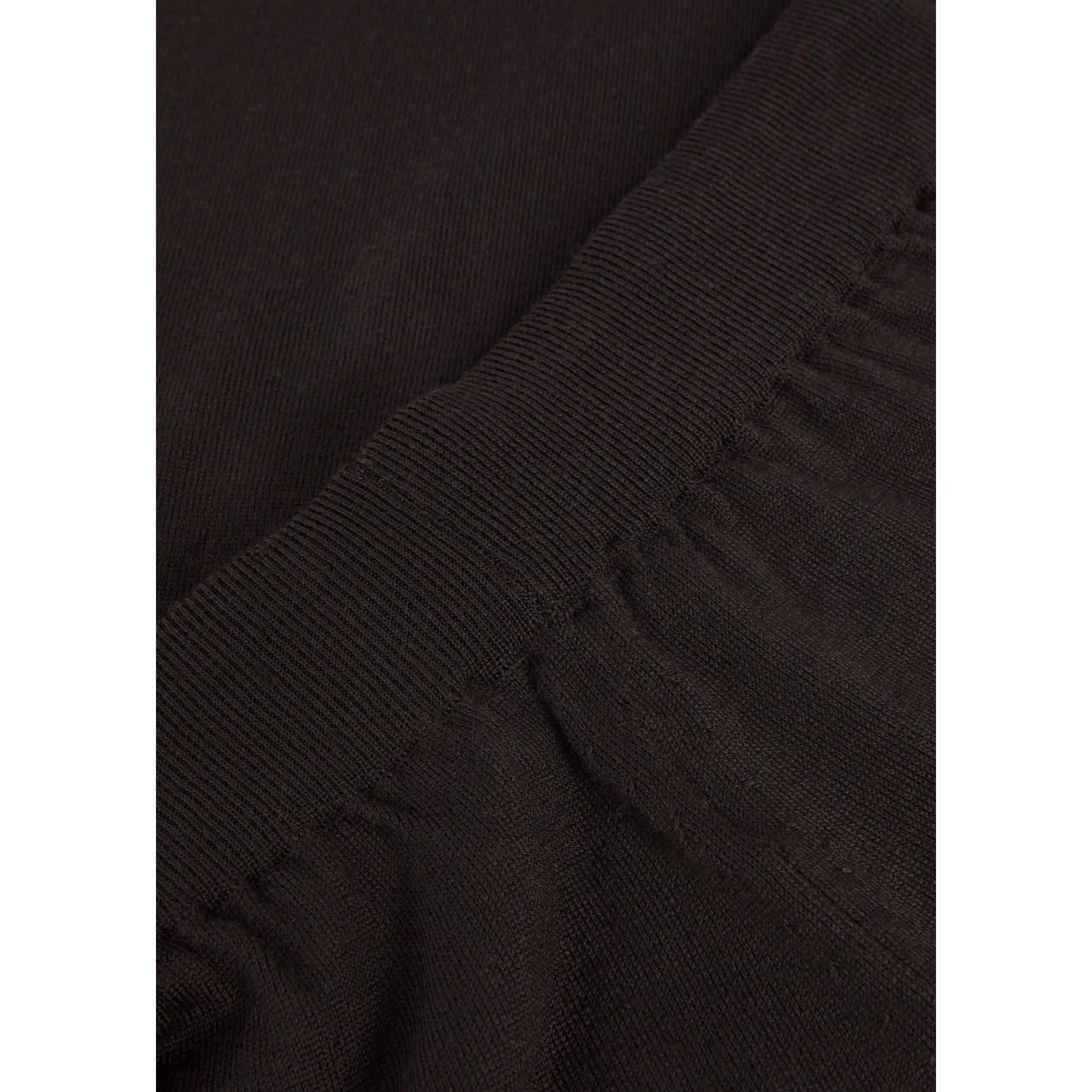 BROWN - John Smedley - Men's Henning Merino Wool Trousers - 4