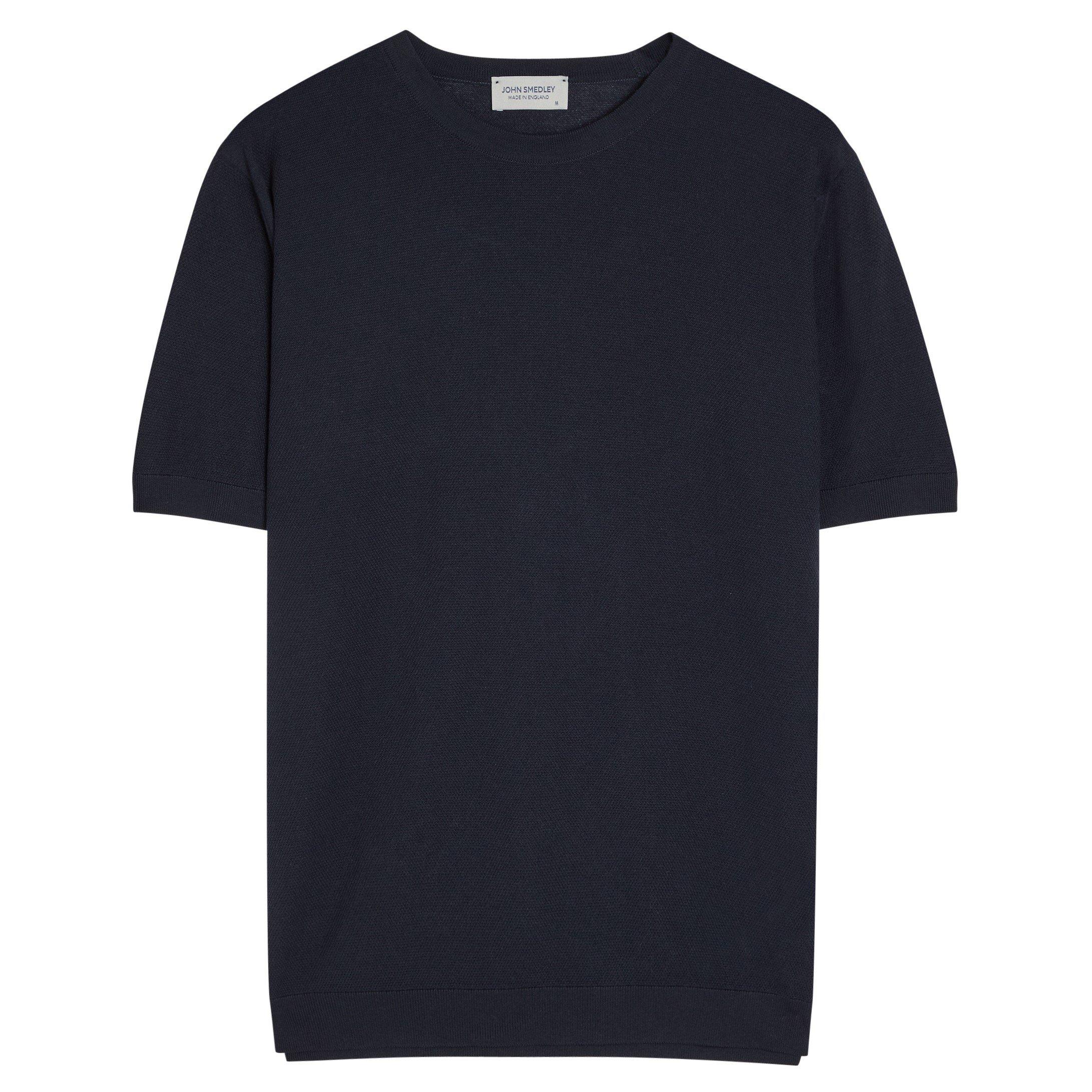 NAVY - John Smedley - SMEDLEY PARK TEE SS