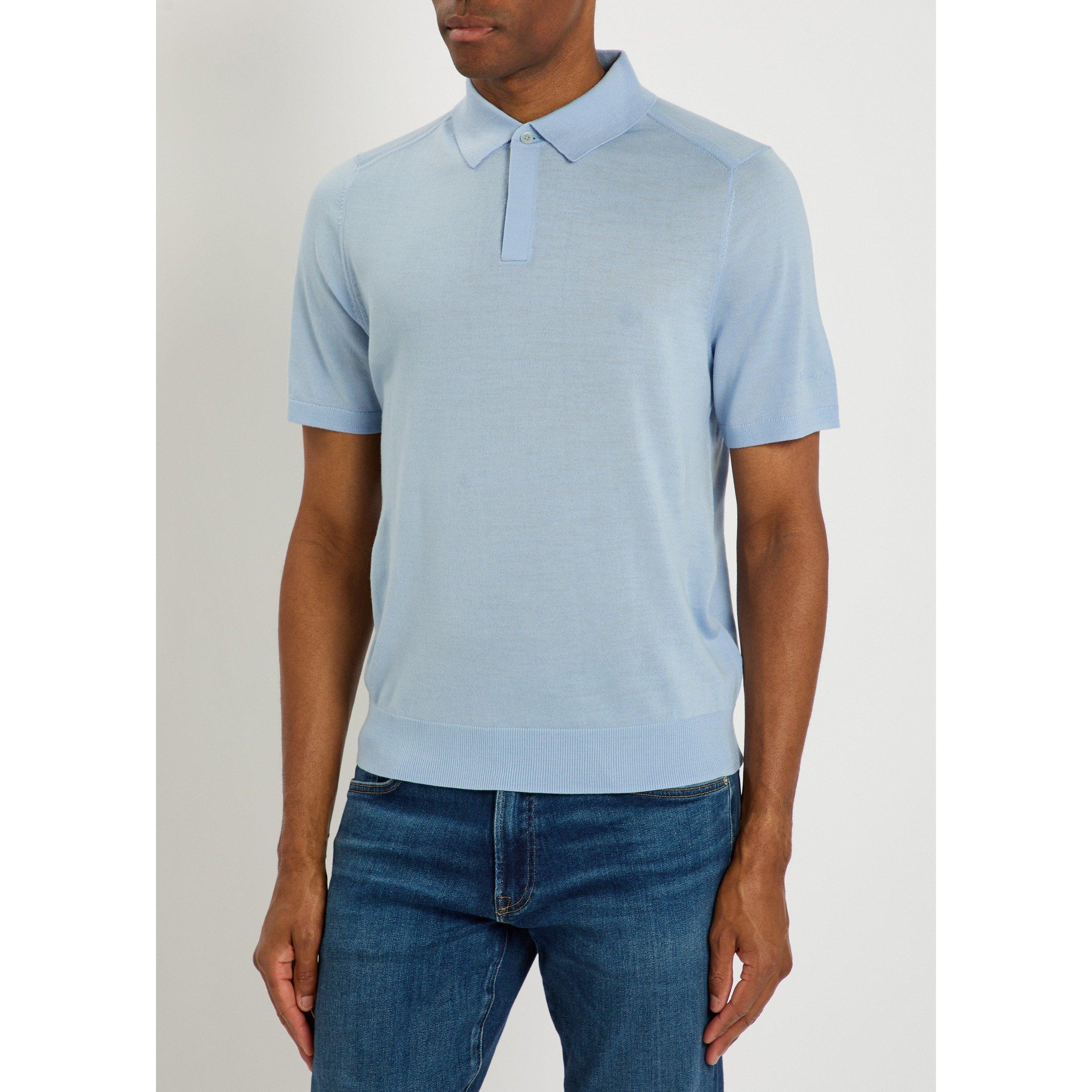 LIGHT BLUE - Paul Smith - PS SS POLO SHIRT - 2