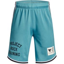 Under Armour UA Project Rock Penny Mesh Shorts Junior Boys