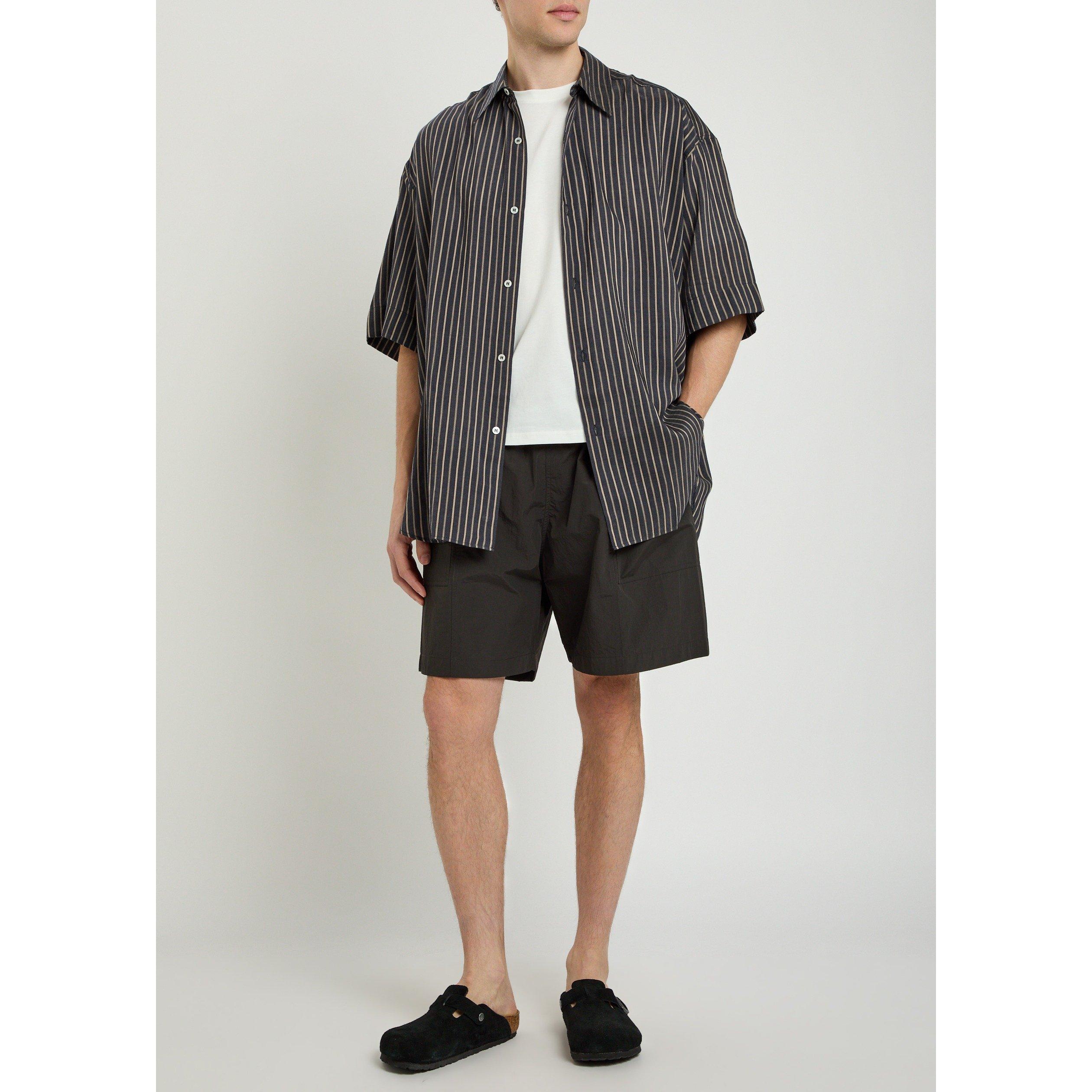CHARCOAL - Studio Nicholson - Men's SN Tech Woven Shorts - 5