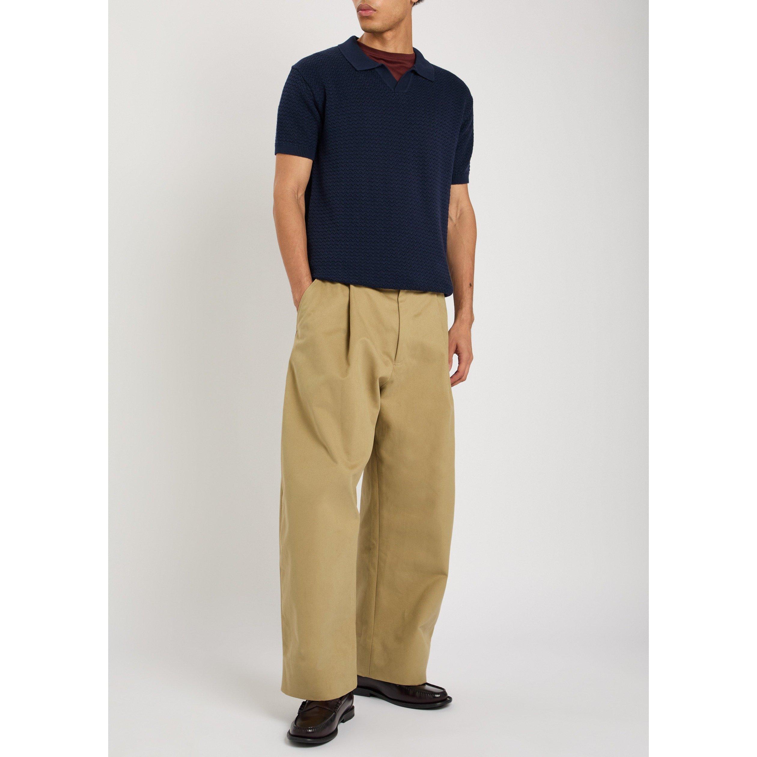 NAVY - Raith - Men's Rapha Cotton Short-Sleeve Polo Shirt - 5
