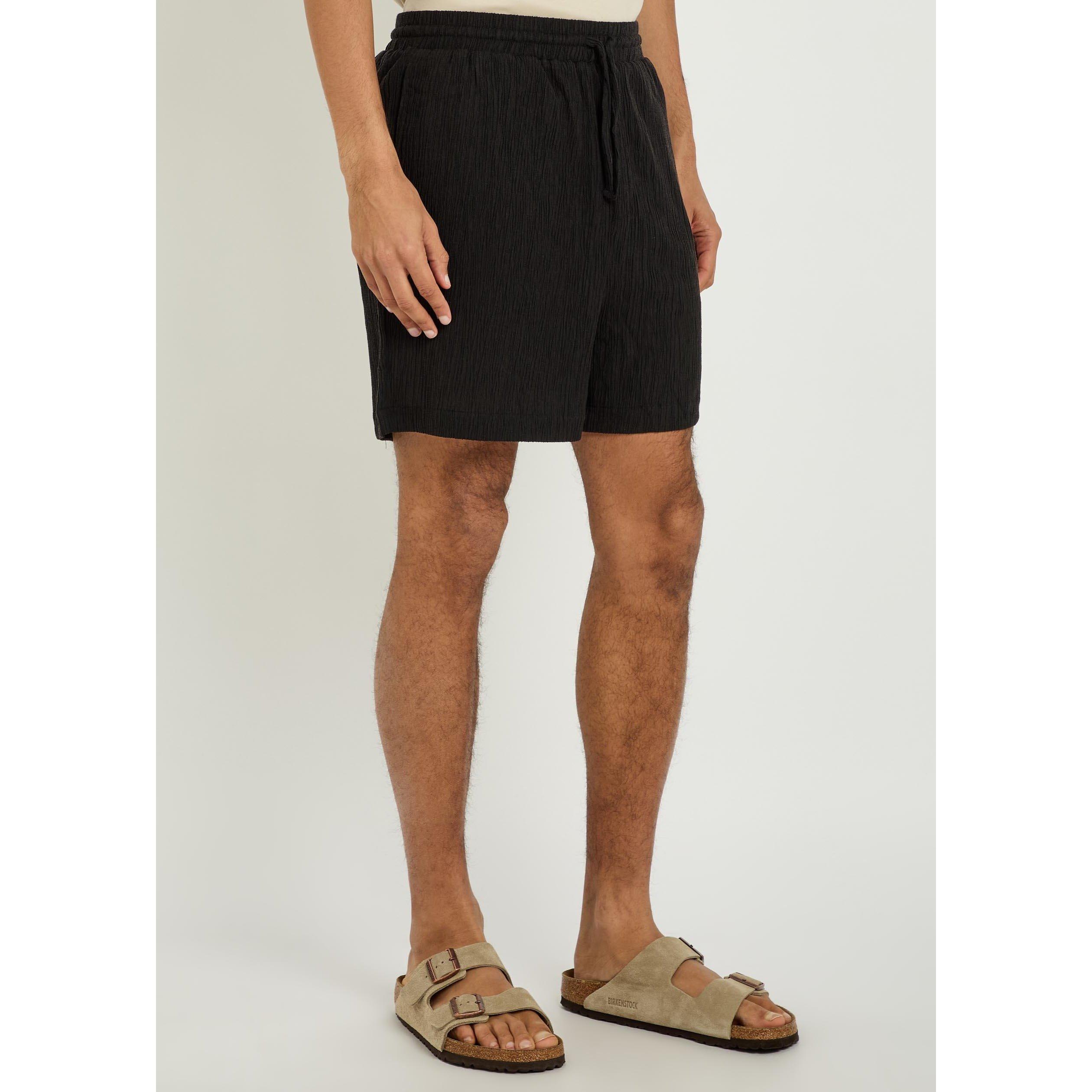 BLACK - Raith - RAITH SILVANO CRINKLED SHORT - 2