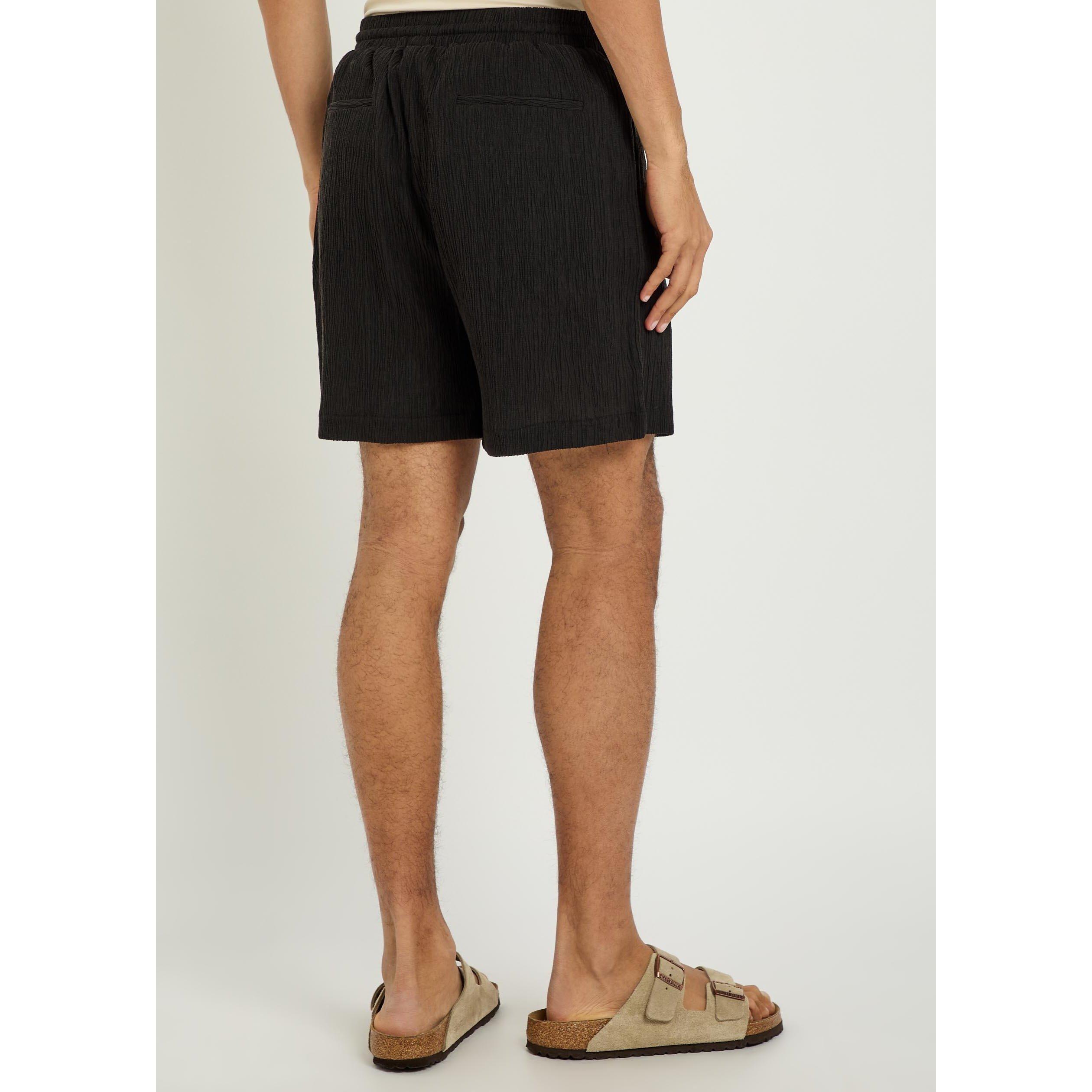 BLACK - Raith - RAITH SILVANO CRINKLED SHORT - 3