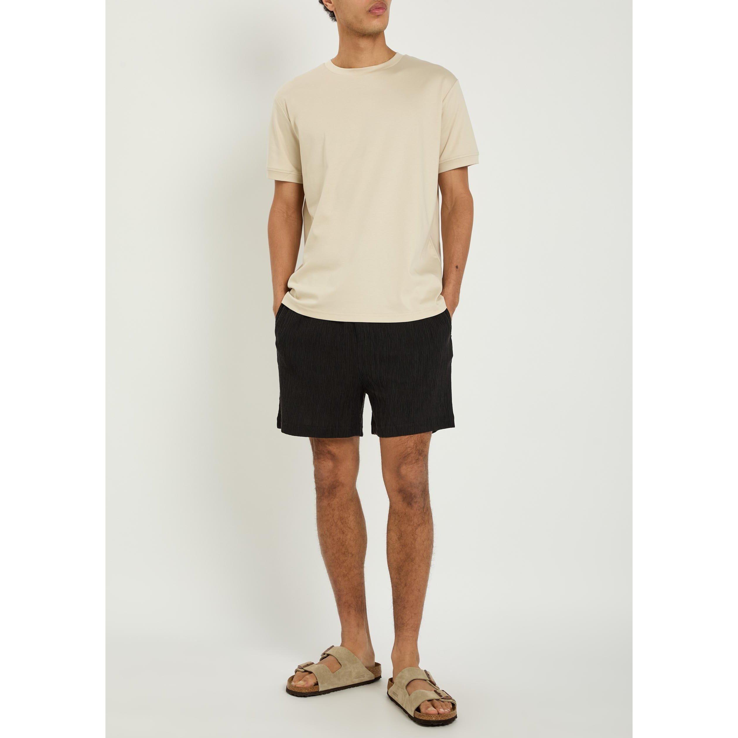 BLACK - Raith - RAITH SILVANO CRINKLED SHORT - 5