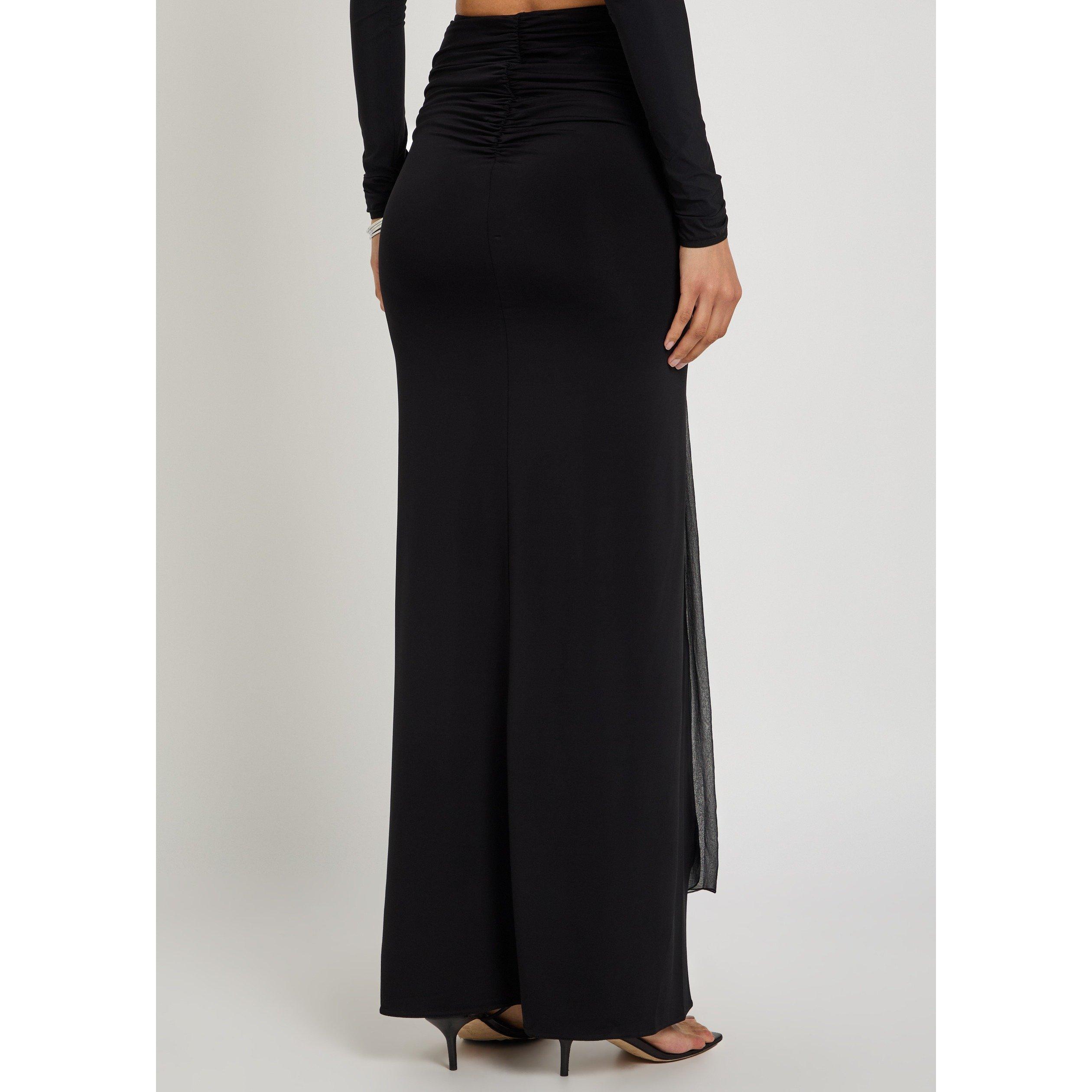 BLACK AND WHITE - Nensi Dojaka - CARNATION LONG SKIRT - 3