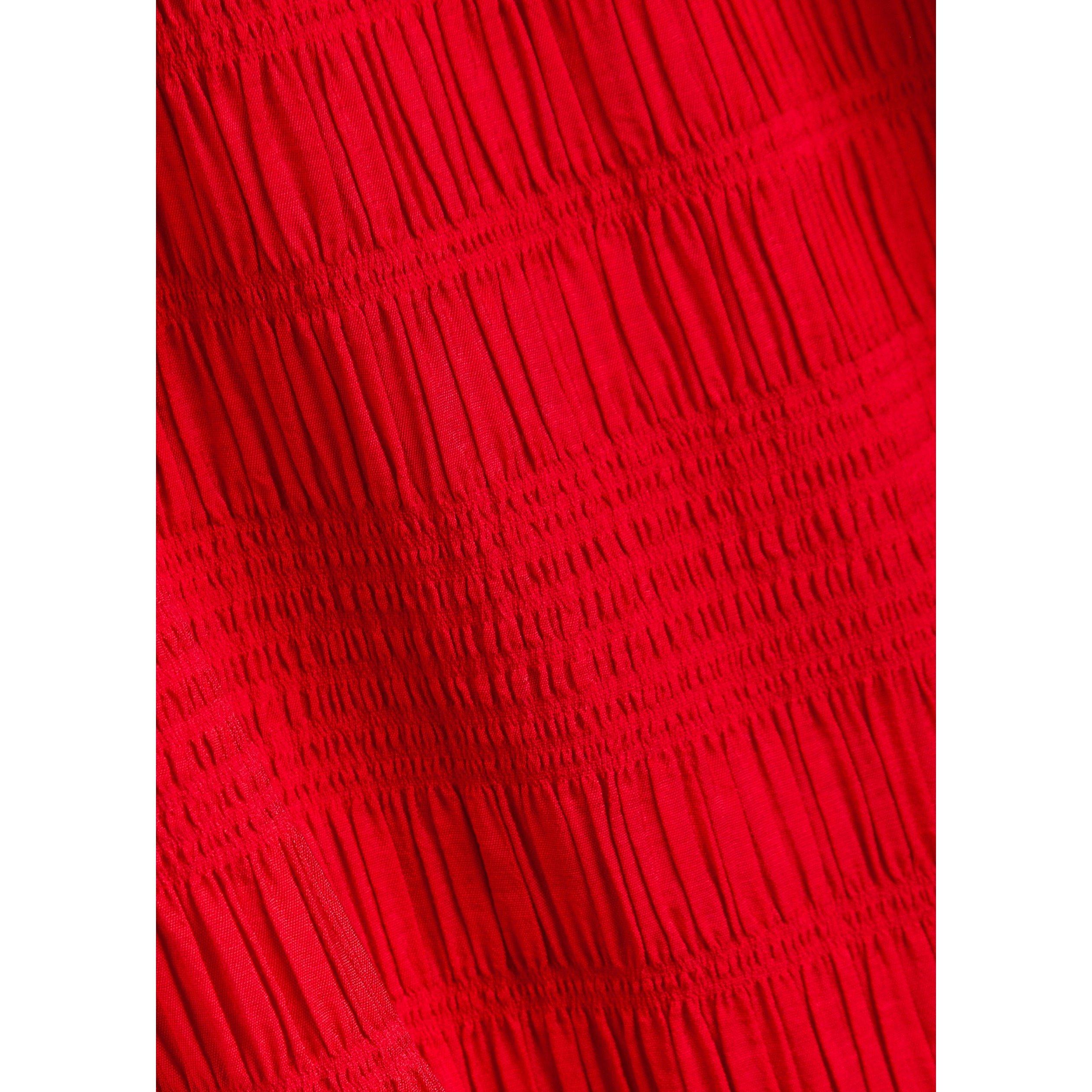 RED - Polo Ralph Lauren - Women's Viscose Pencil Midi Skirt - 4