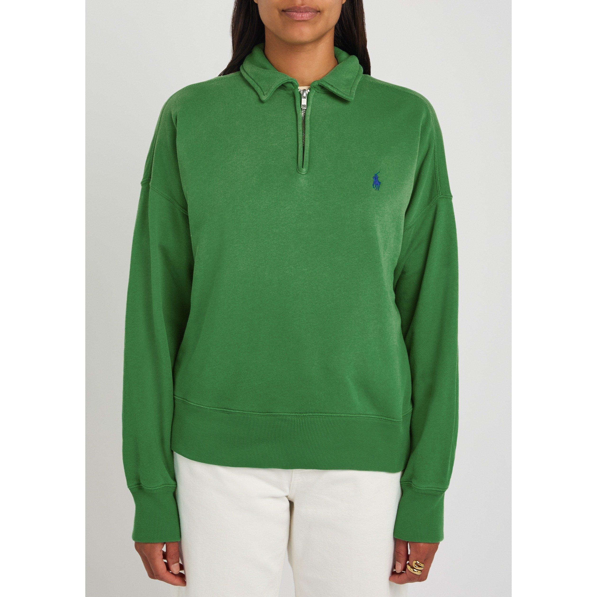GREEN - Polo Ralph Lauren - SWS KNIT HALF ZIP SWEATSHIRT - 2