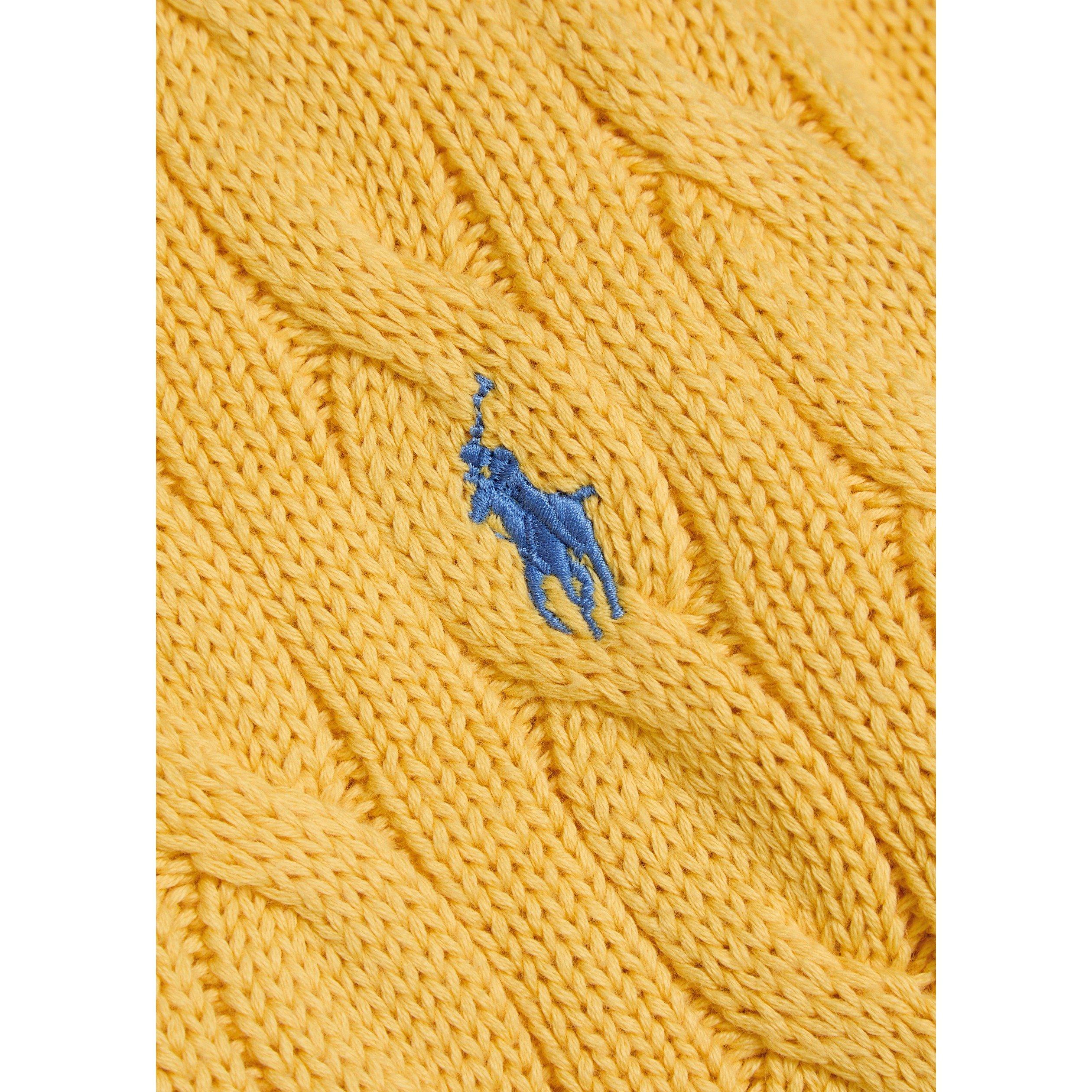 YELLOW - Polo Ralph Lauren - KW CTTNCBLCARDI LS CARDIGAN - 4