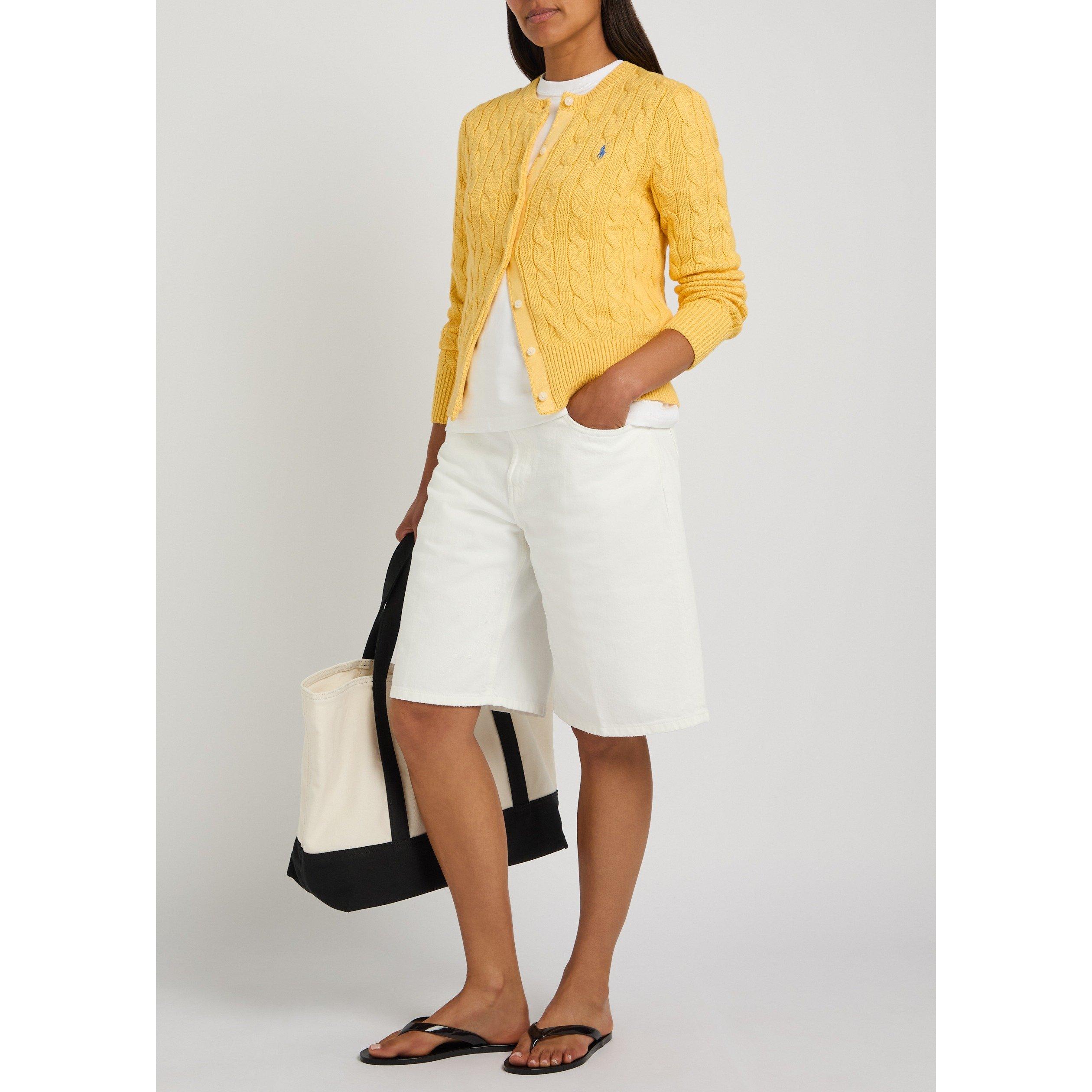 YELLOW - Polo Ralph Lauren - KW CTTNCBLCARDI LS CARDIGAN - 5