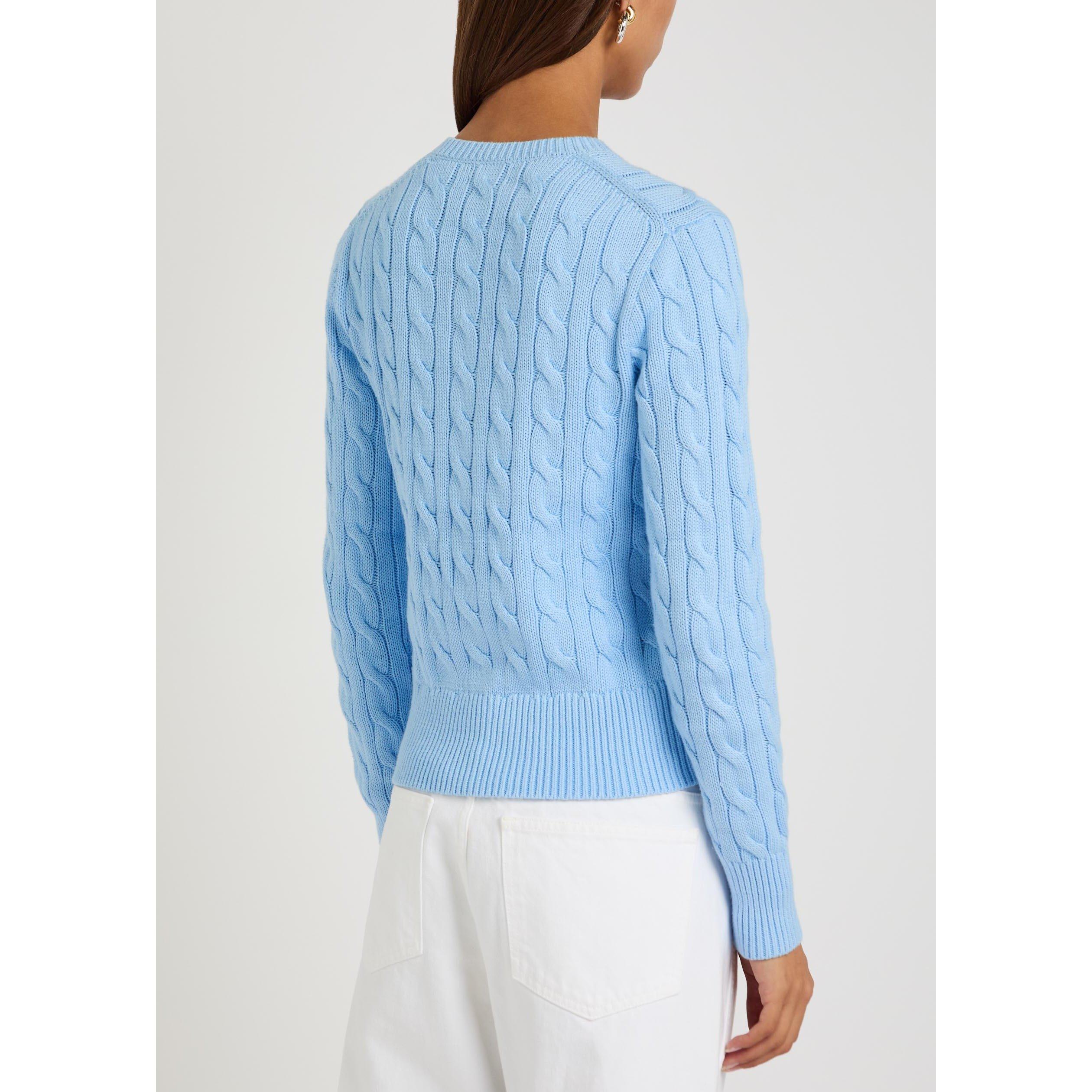 LIGHT BLUE - Polo Ralph Lauren - KW CTTNCBLCARDI LS CARDIGAN - 3