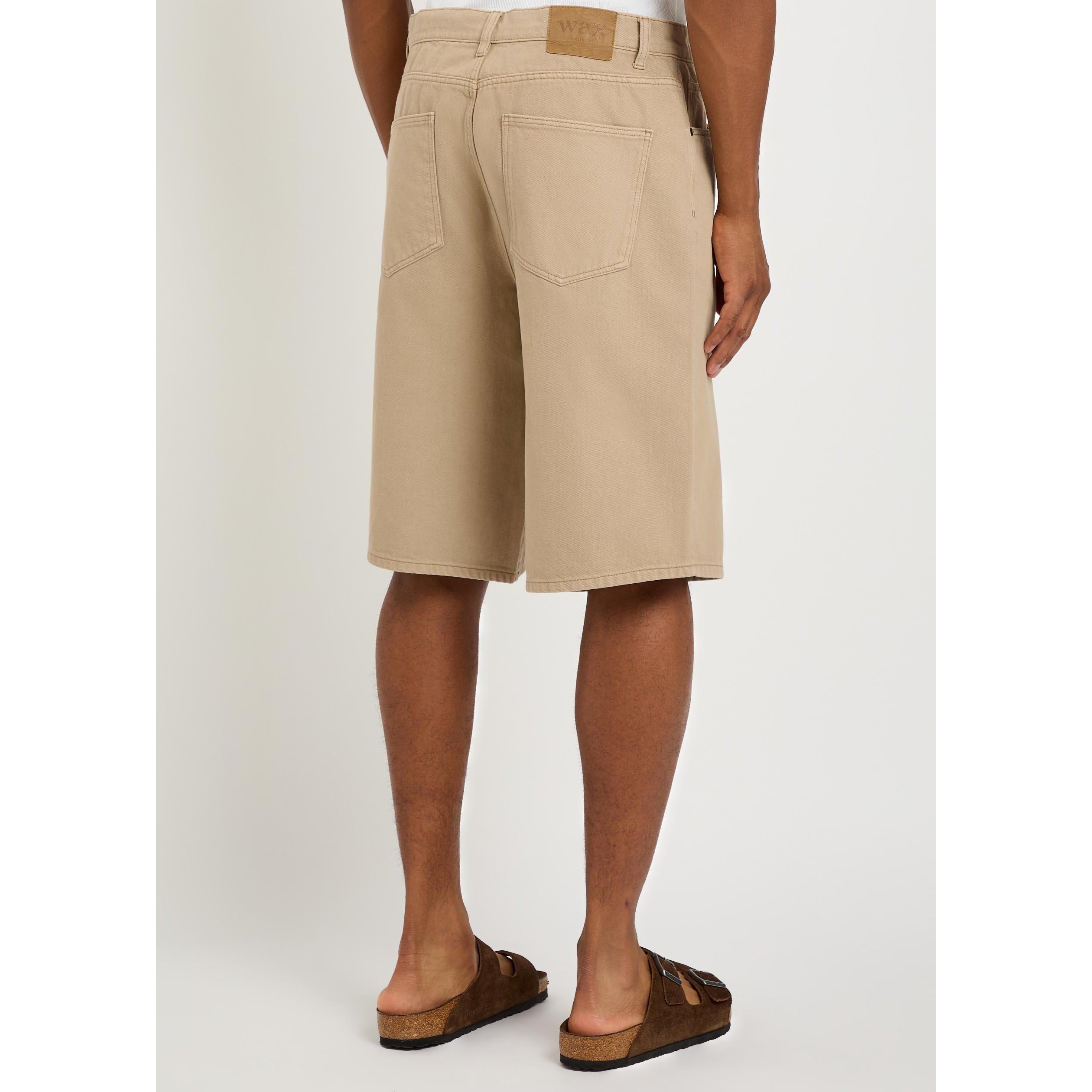 BEIGE - Wax London - Men's Luca Cotton Shorts - 3