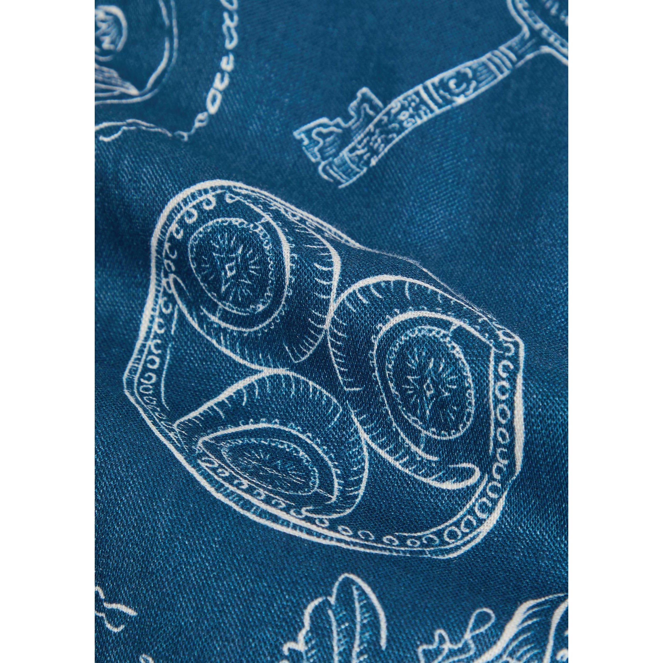 BLUE - Alemais - Women's Lucky Linen Mini Skirt - 4