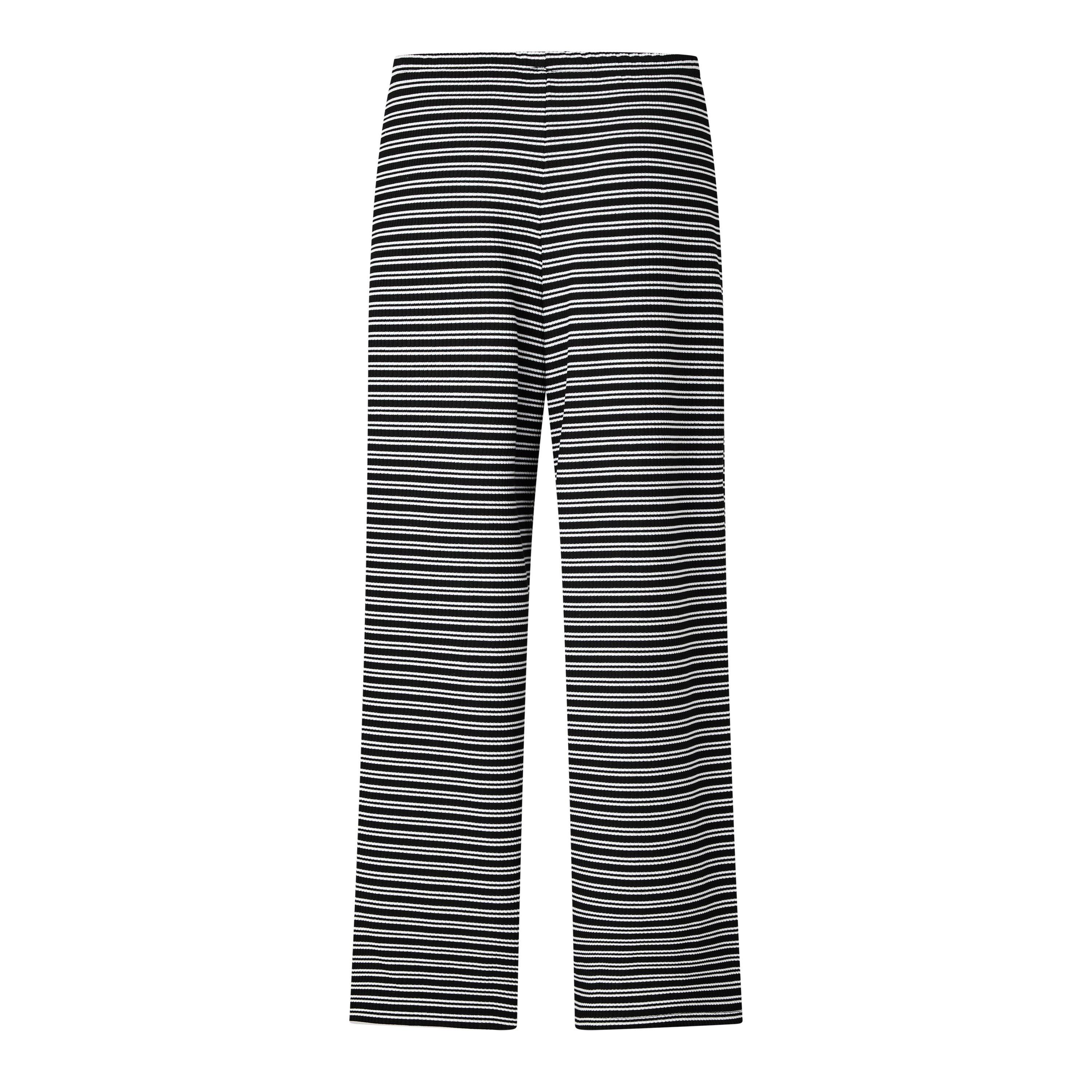 BLACK - Tala - STRIPE KNIT TROUSER - 2