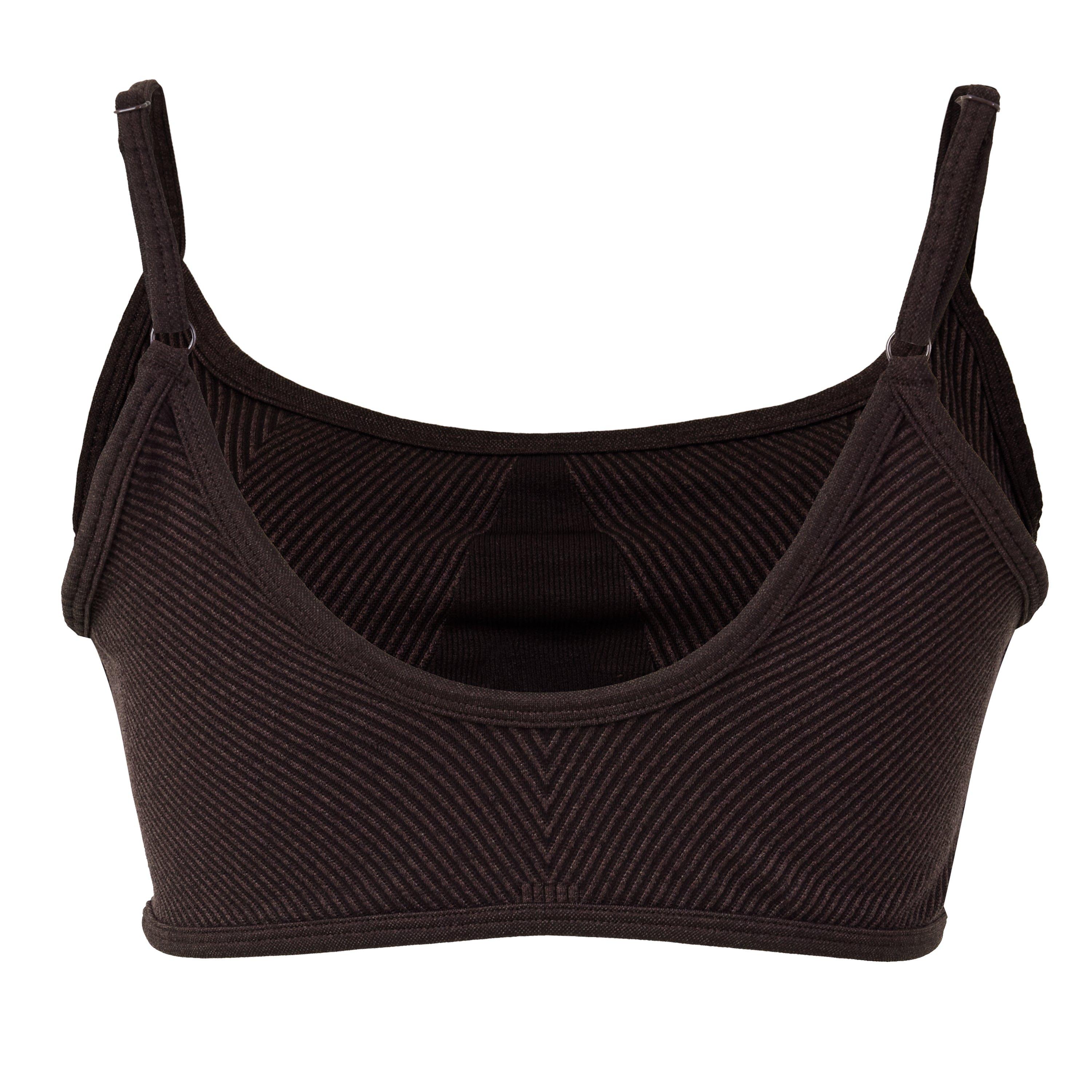 BROWN - TALA - Women's B Sculpt Seamless Racer-Back Low Impact Sports Bra - 2
