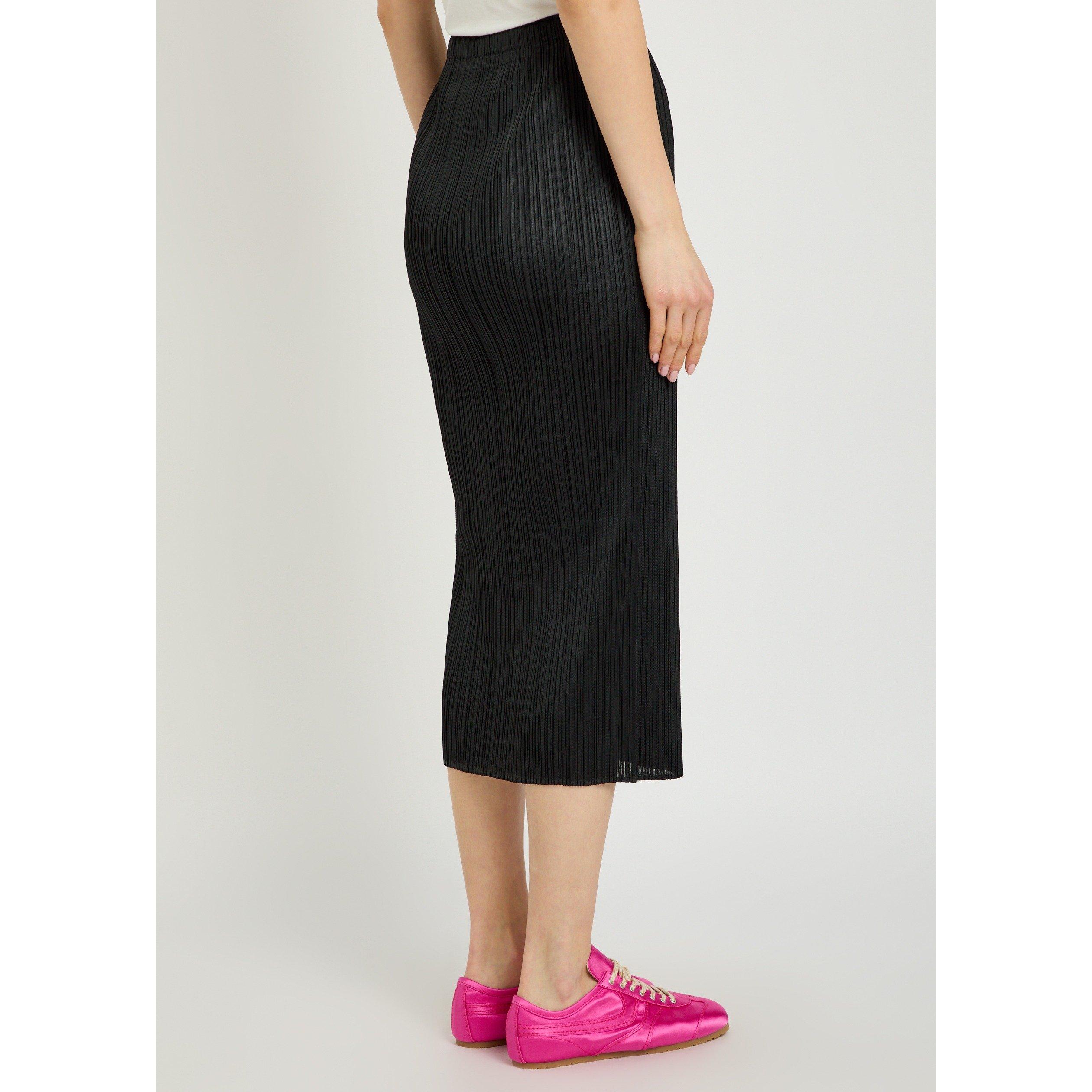 BLACK - Issey Miyake - Women's Pleats Please Midi Skirt - 3