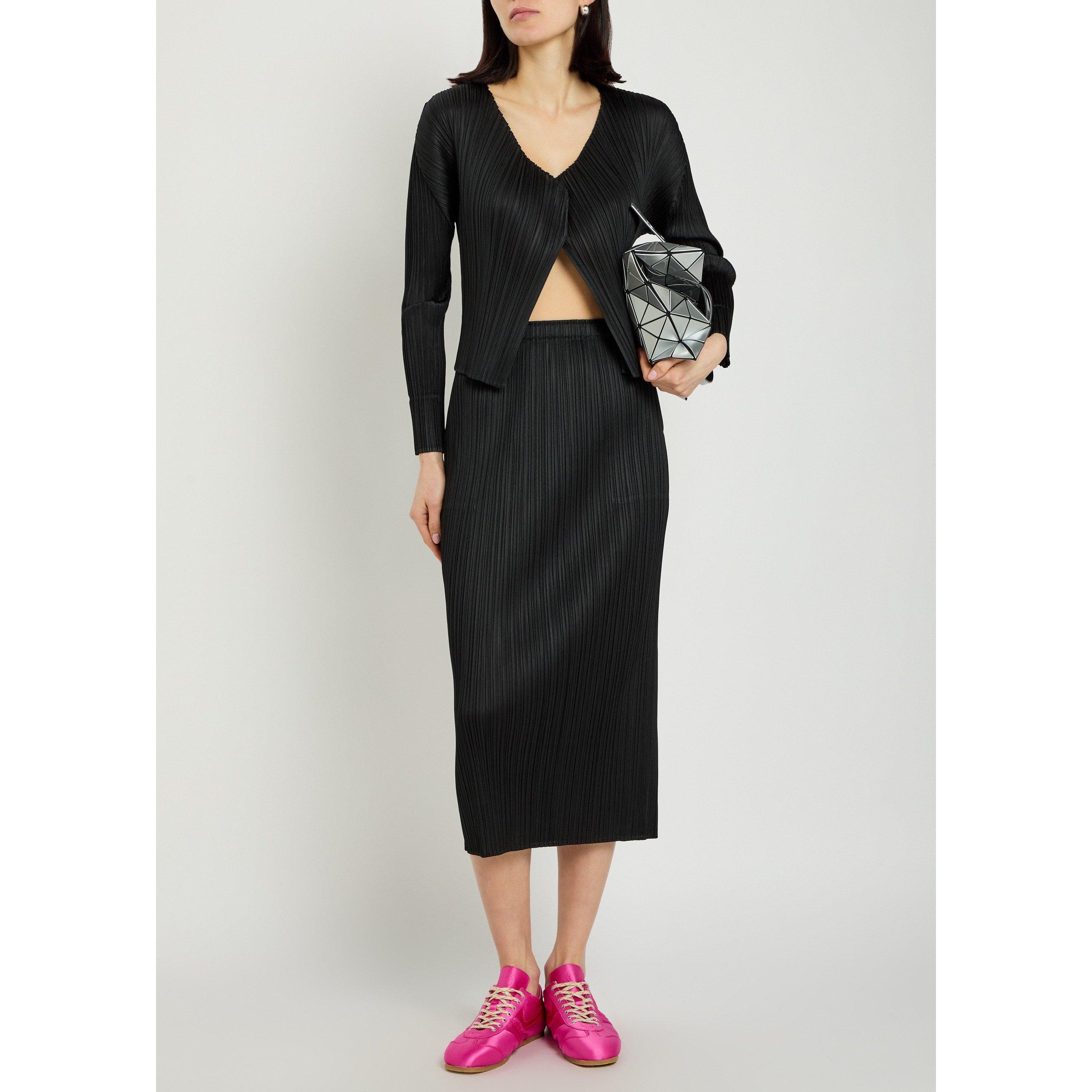 BLACK - Issey Miyake - Women's Pleats Please Midi Skirt - 5