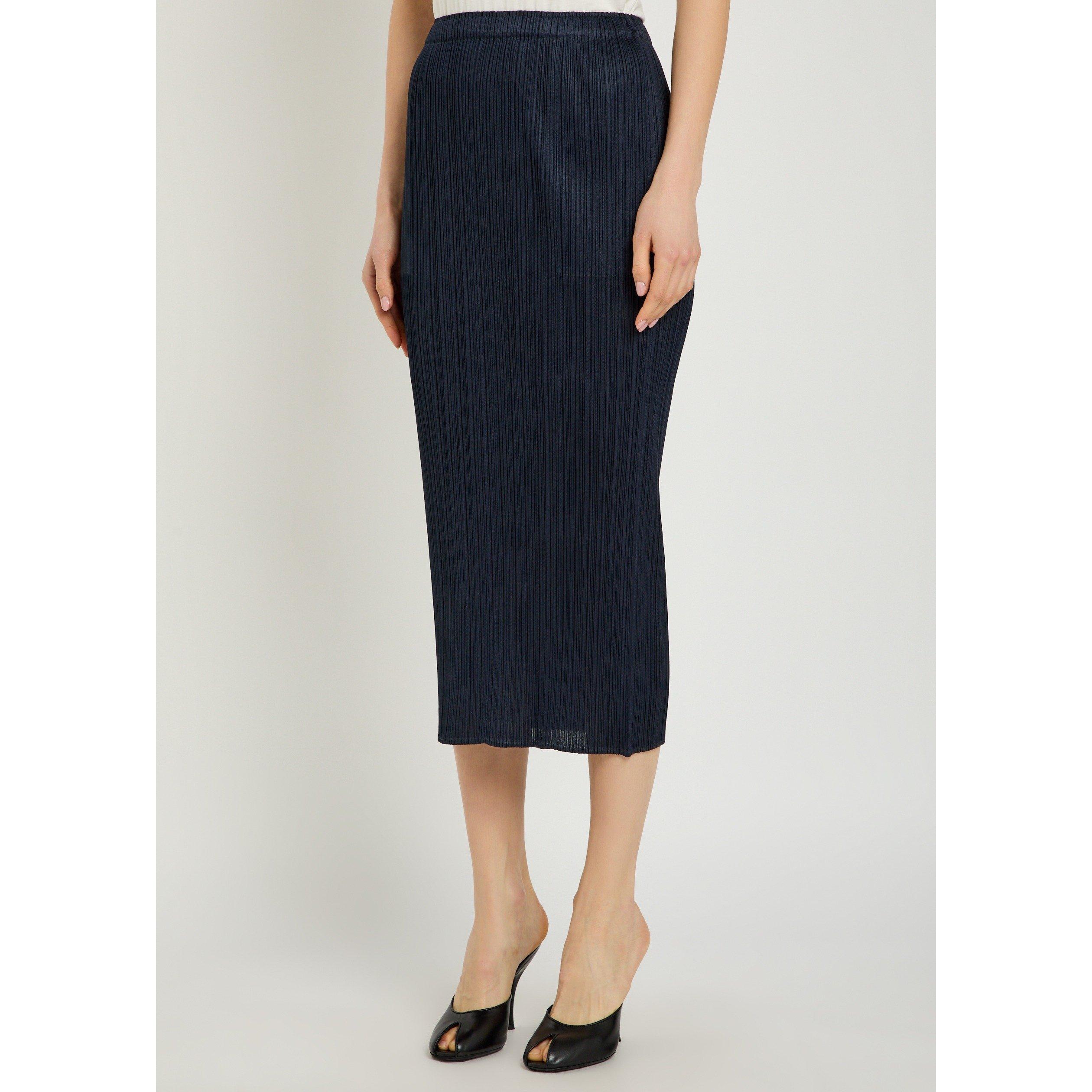 NAVY - Issey Miyake - Women's Pleats Please Pleated Midi Skirt - 2