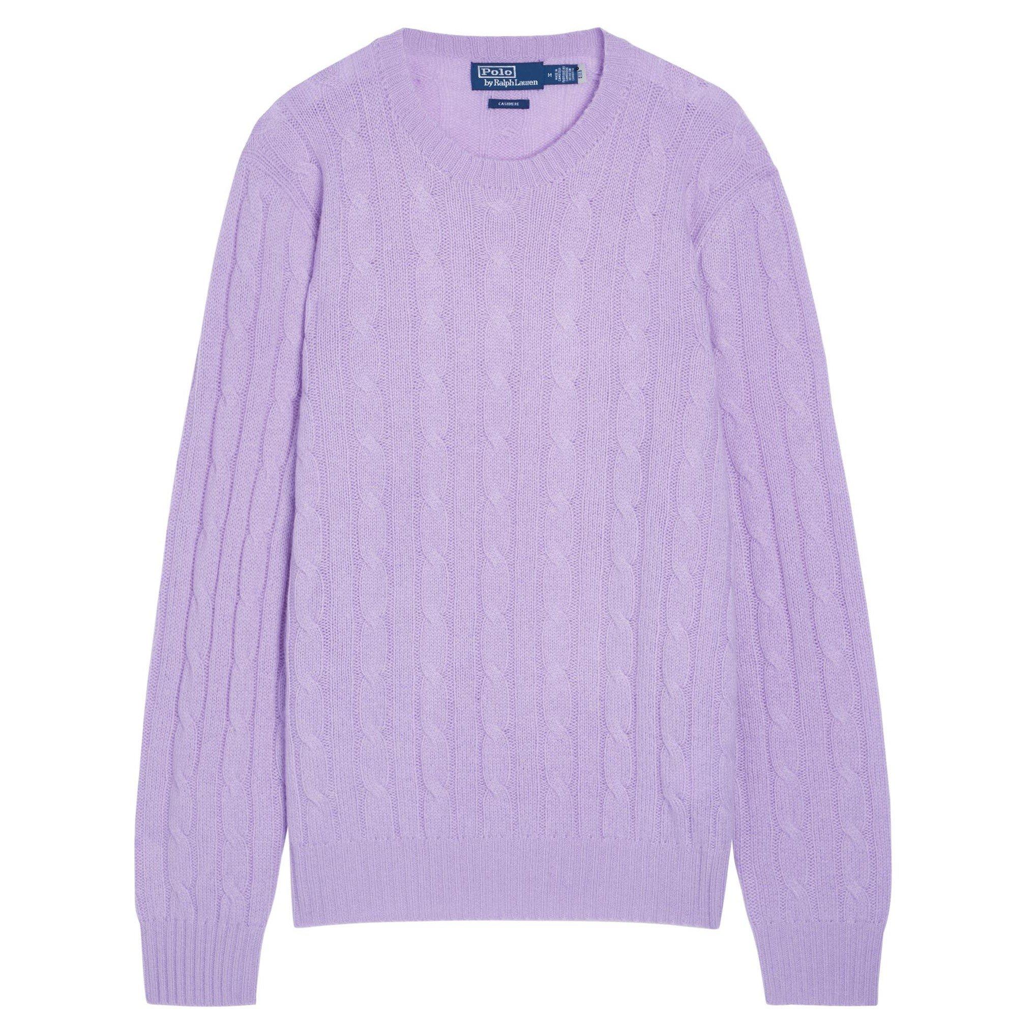 PURPLE - Polo Ralph Lauren - PRL CABLE CASHMERE - 1
