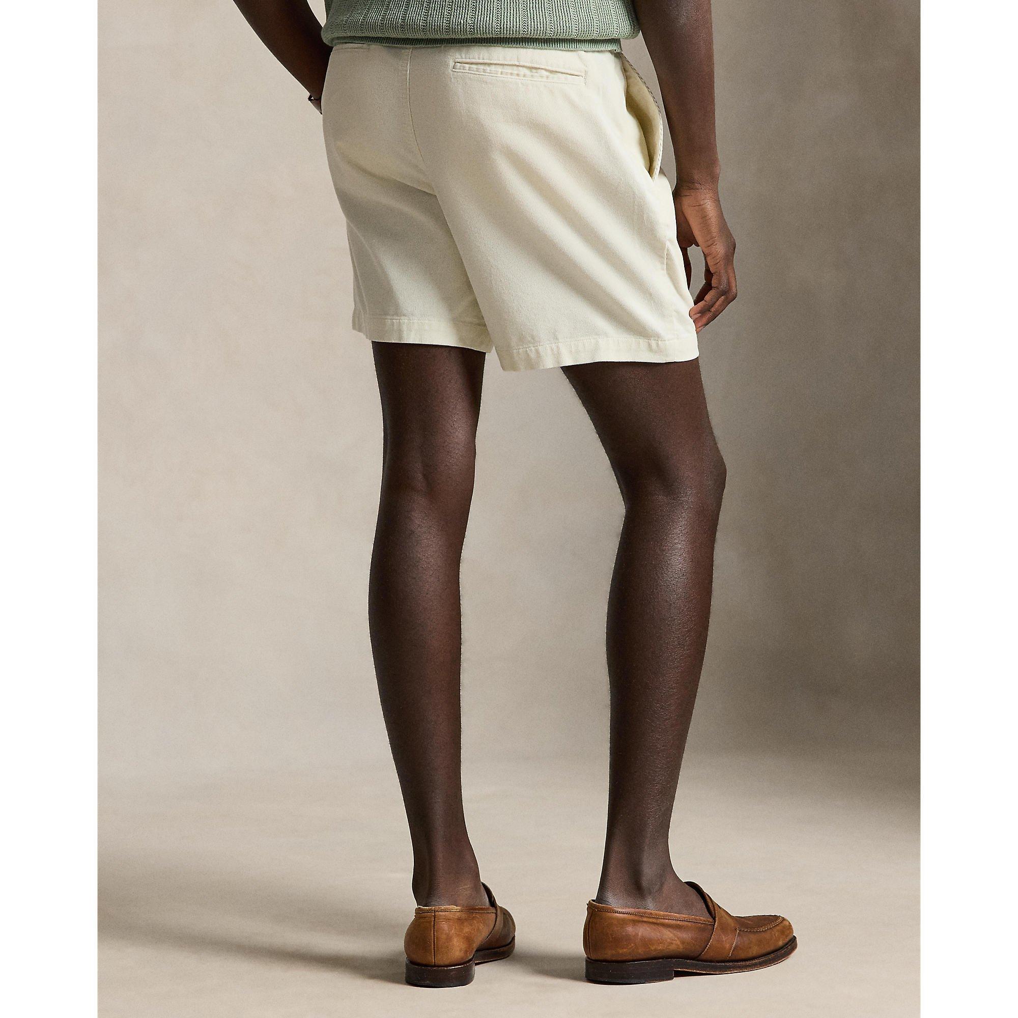 Warm White - Polo Ralph Lauren - Prepster Corduroy Shorts - 3