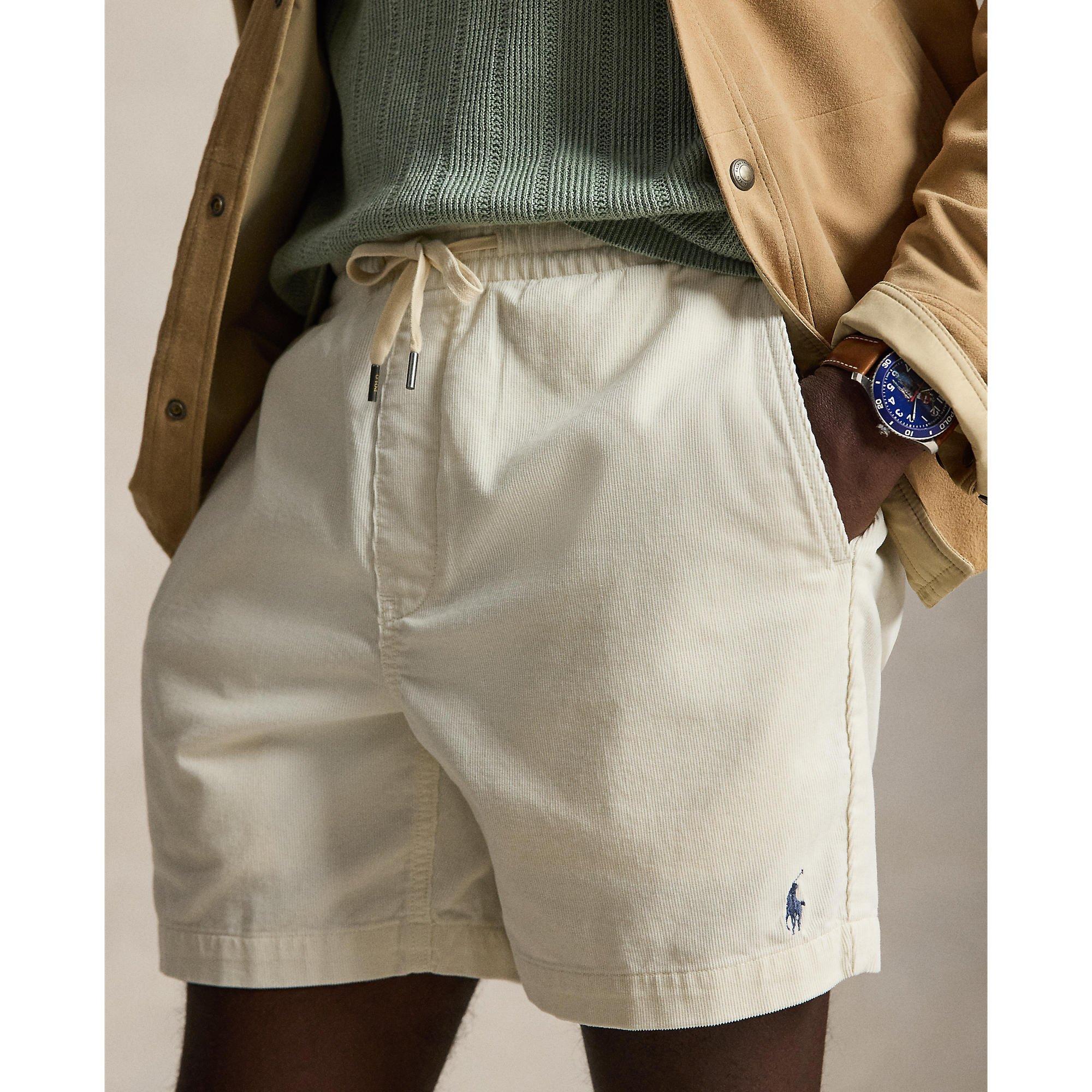 Warm White - Polo Ralph Lauren - Prepster Corduroy Shorts - 4