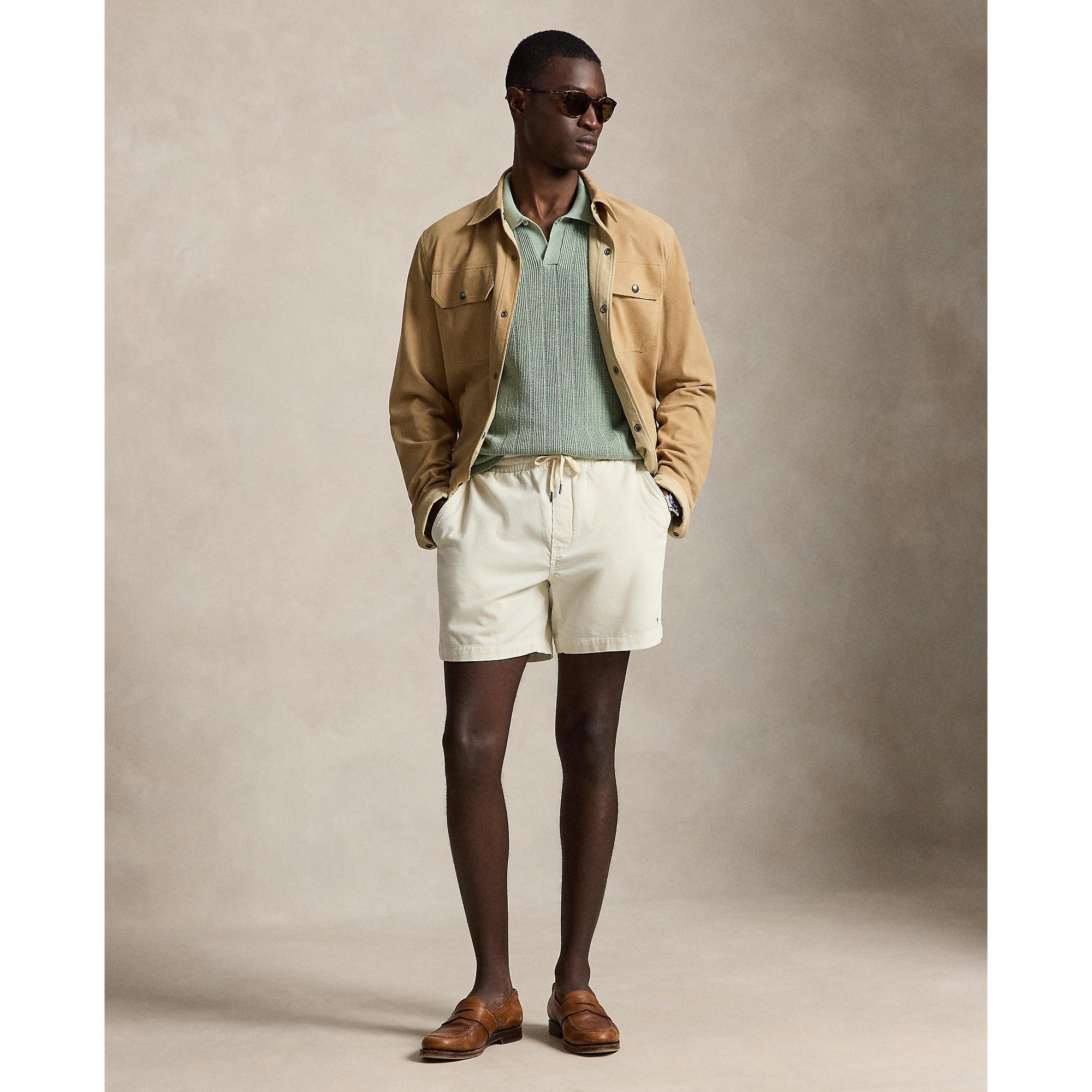 Warm White - Polo Ralph Lauren - Prepster Corduroy Shorts - 5