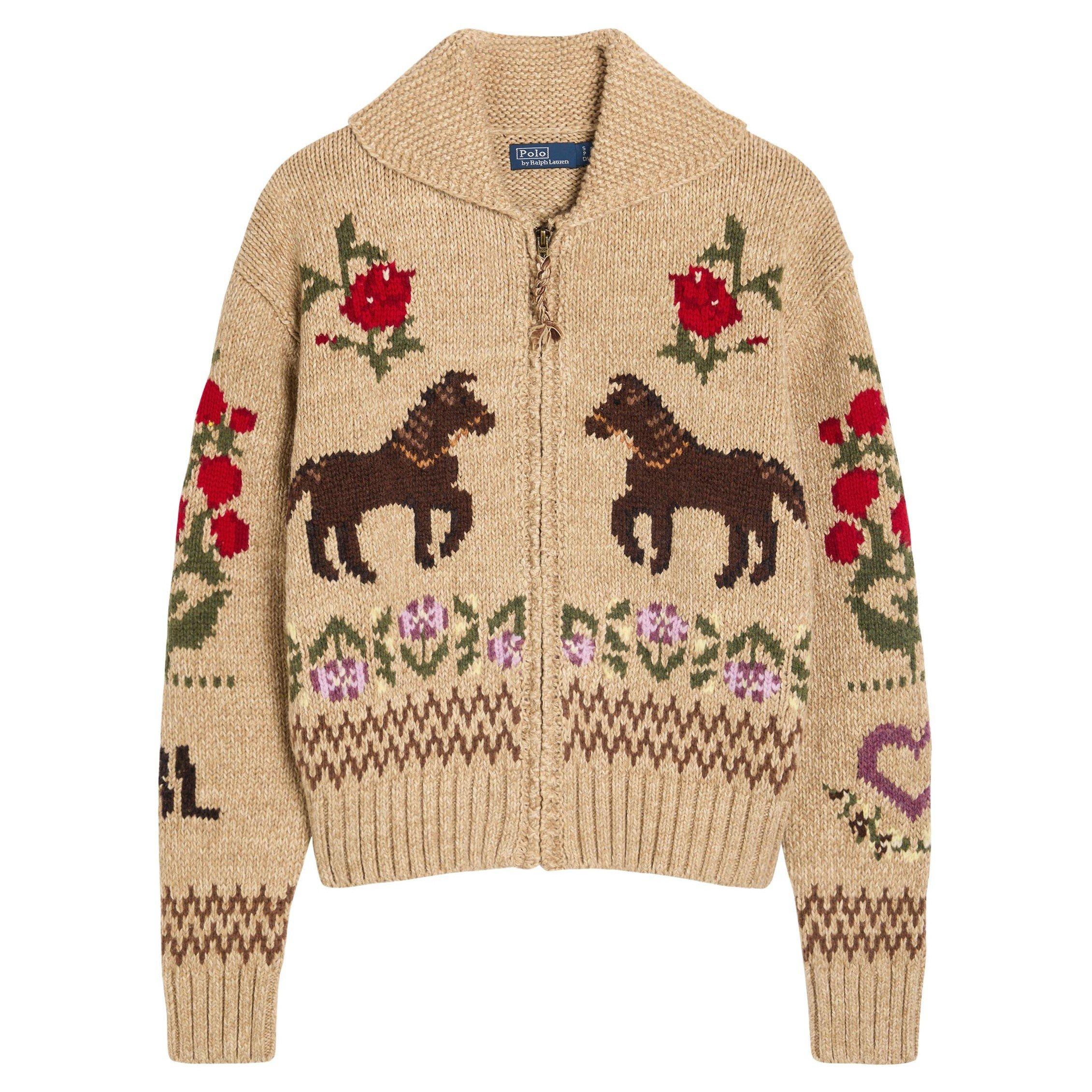 BEIGE AND OTHER - Polo Ralph Lauren - SWEATER-CARDIGAN - 1