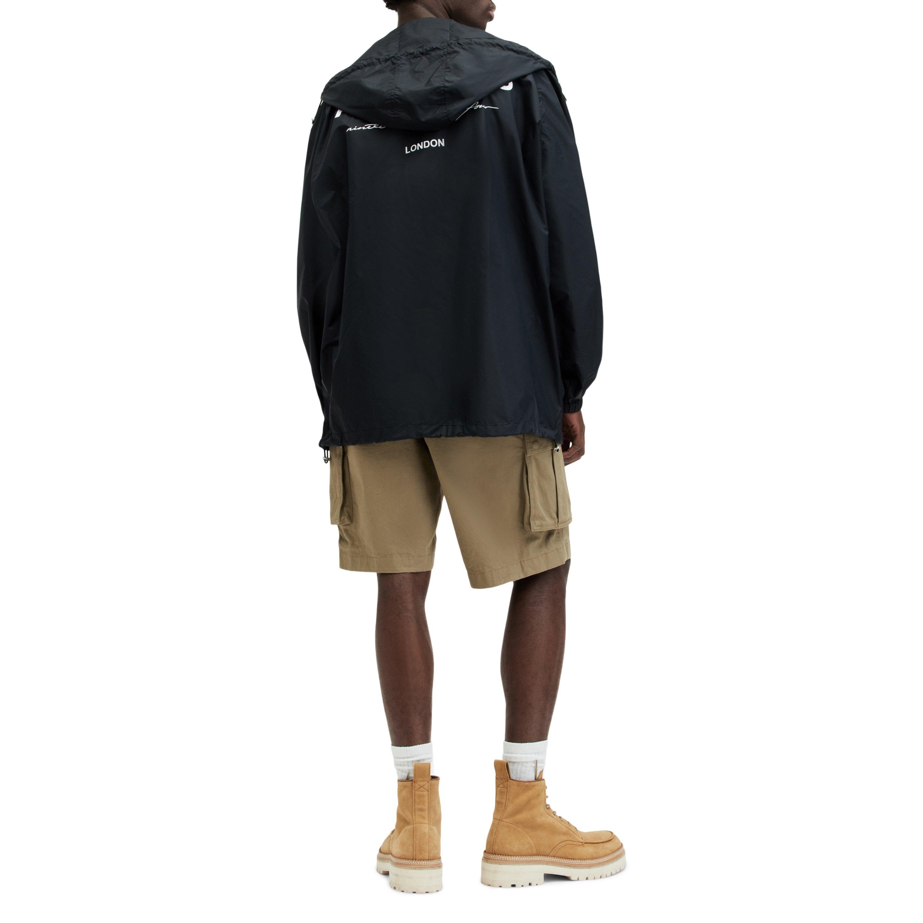 Khaki Green - AllSaints - Men's Slane Relaxed Fit Cargo Shorts - 3