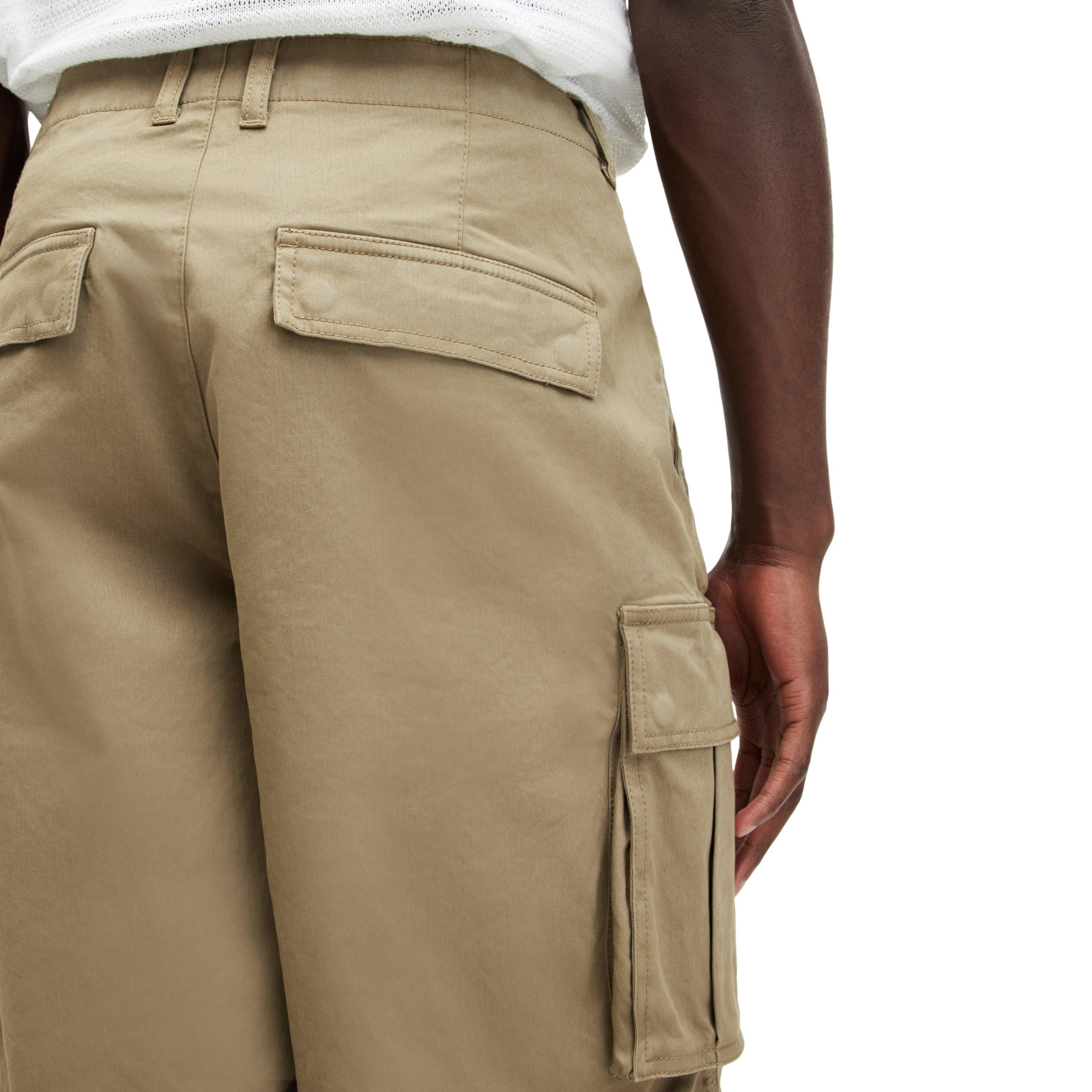 Khaki Green - AllSaints - Men's Slane Relaxed Fit Cargo Shorts - 5