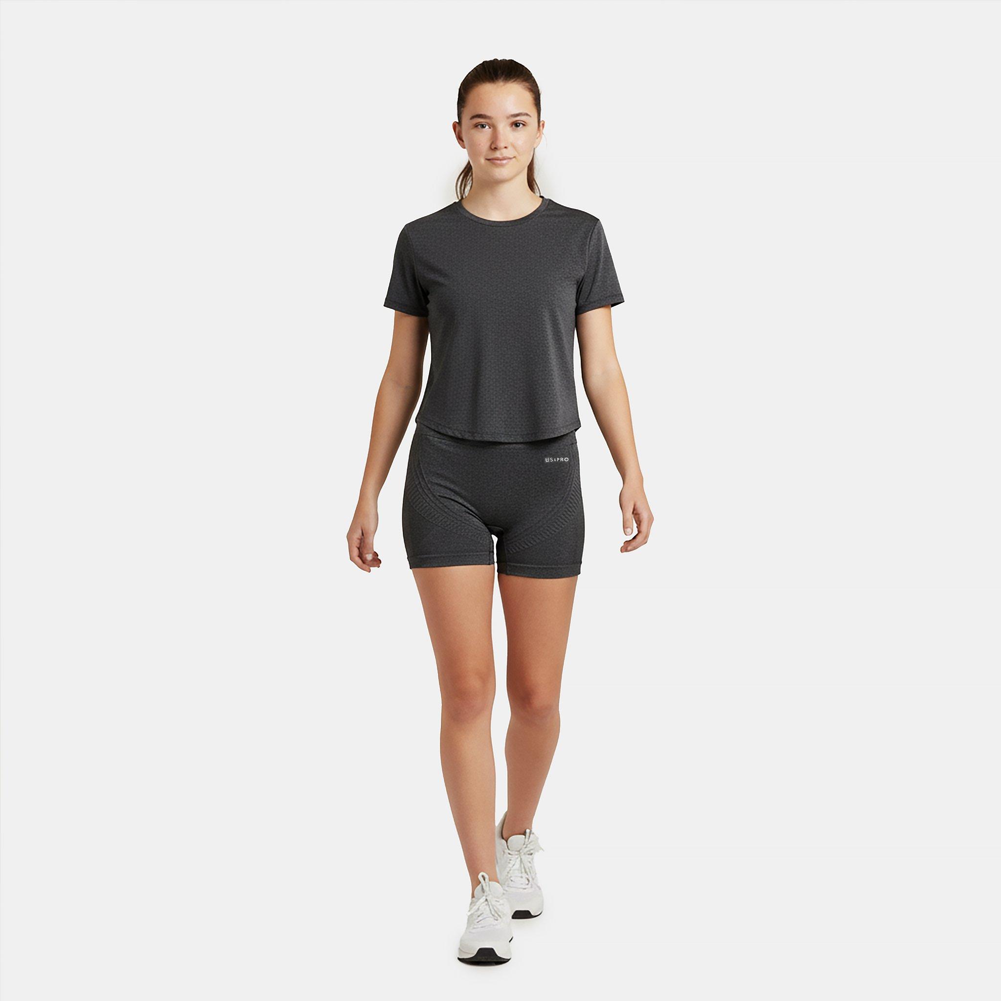 Houtskool - USA Pro - Seamless Short Junior Girls - 3